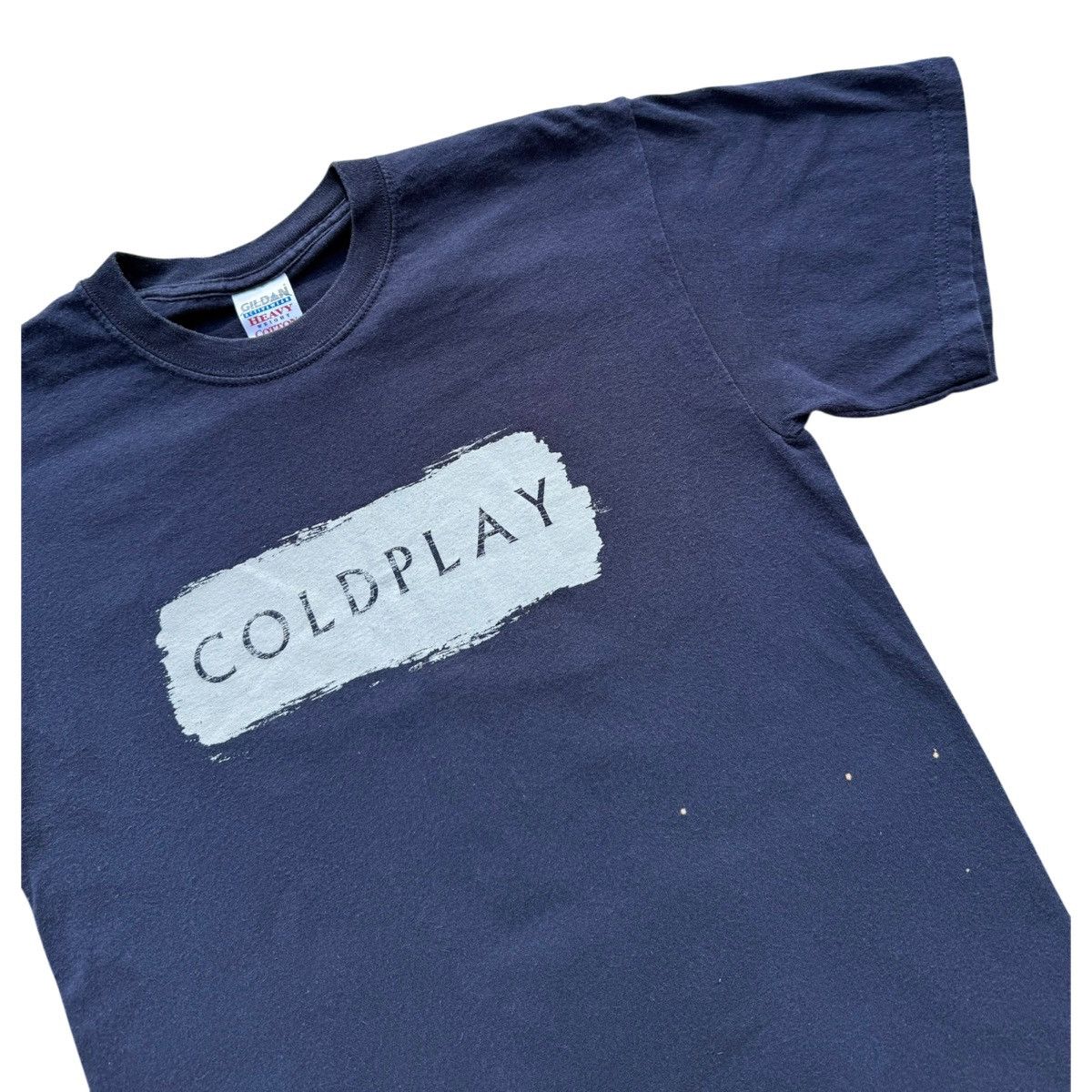 Vintage Coldplay North America Tour 2003 T-Shirt Gildan Navy Size US M / EU 48-50 / 2 - 3 Thumbnail