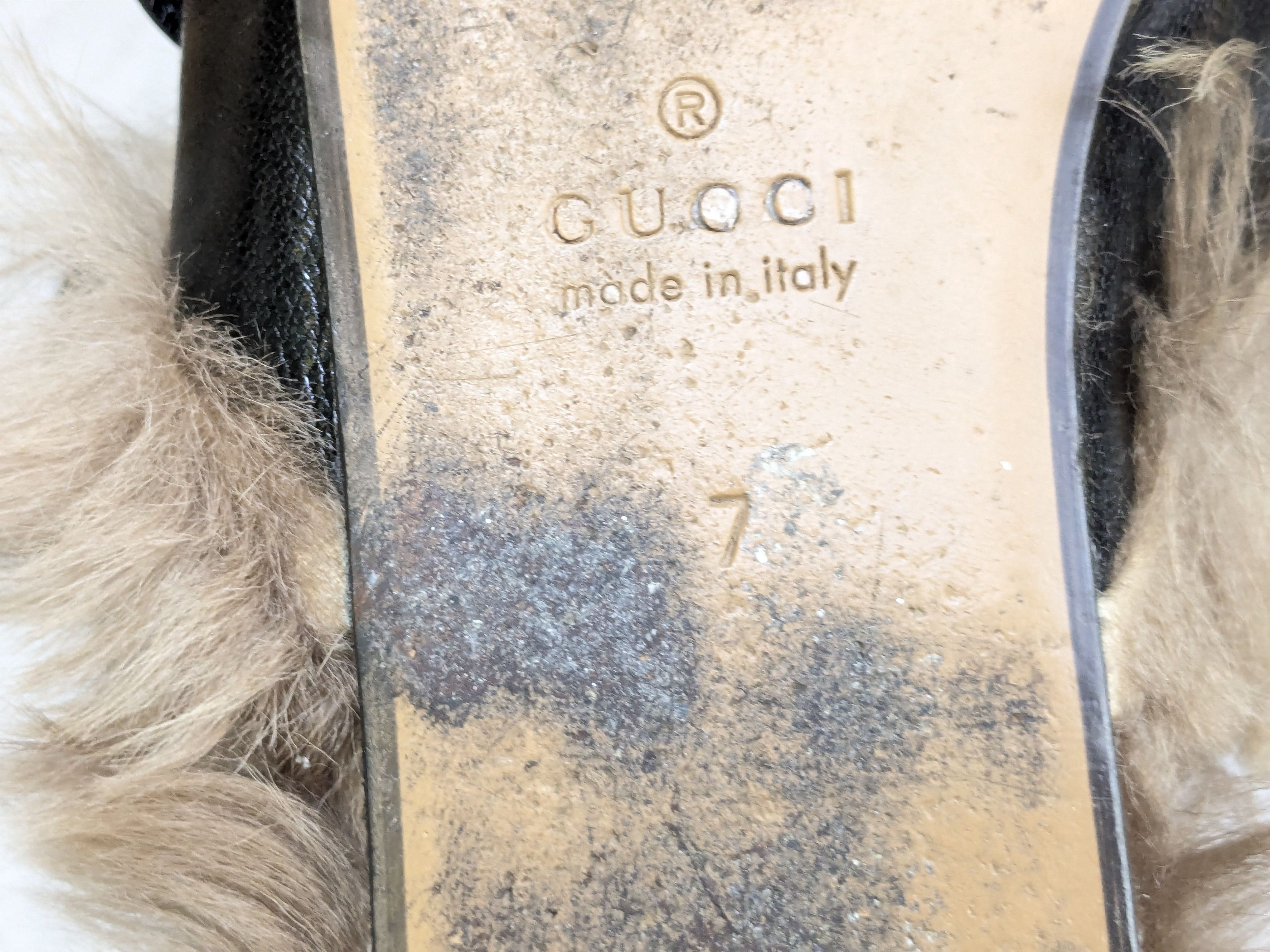 Gucci Gucci Princetown Horsebit Loafers Black Leather Fur 7.5 Size US 7.5 / EU 40-41 - 12 Thumbnail