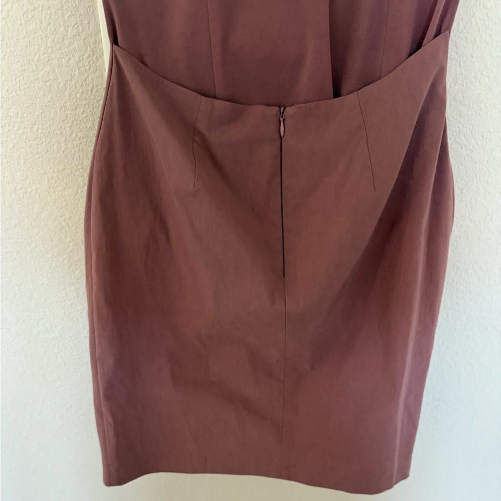 Zara ZARA Backless Mauve Pink Ruched Mini Dress Medium NEW Size M / US 6-8 / IT 42-44 - 11 Thumbnail