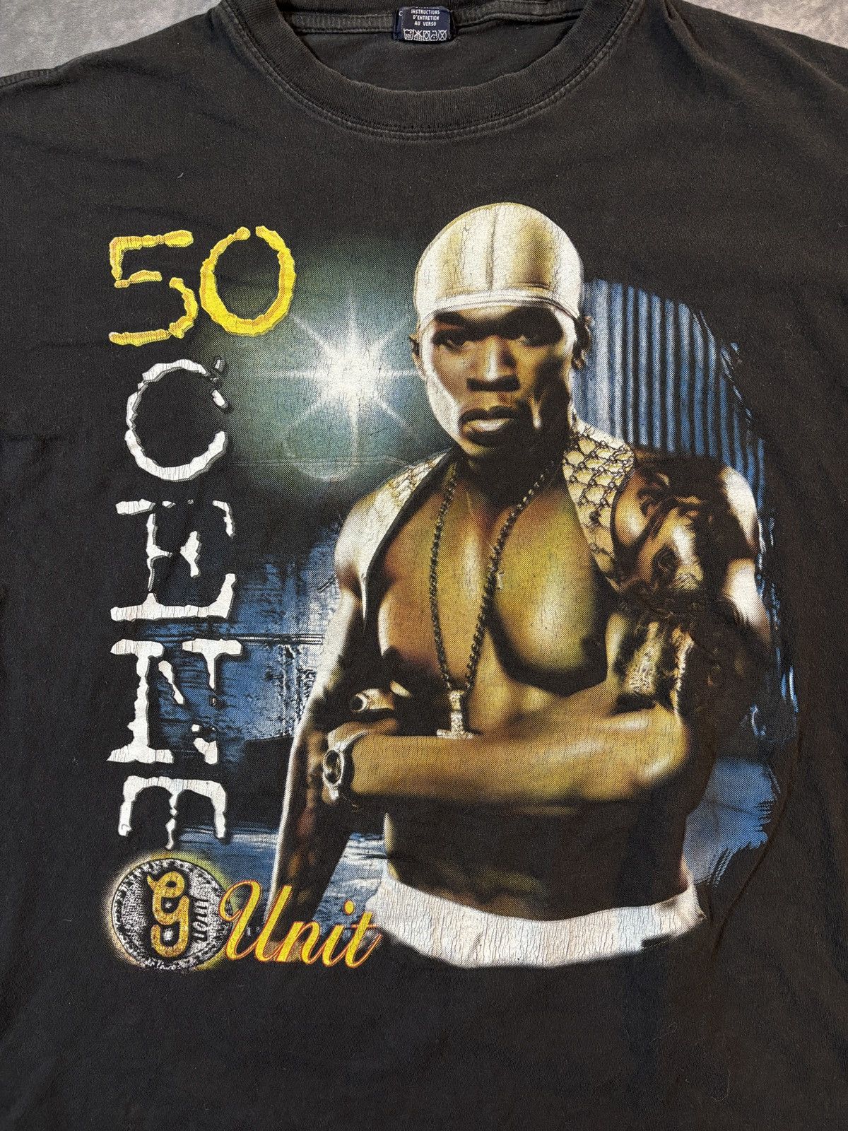 Rap Tees Vintage 50 Cent Parking Lot Bootleg Tee G-Unit 1990s Rap Tee Size US M / EU 48-50 / 2 - 4 Thumbnail