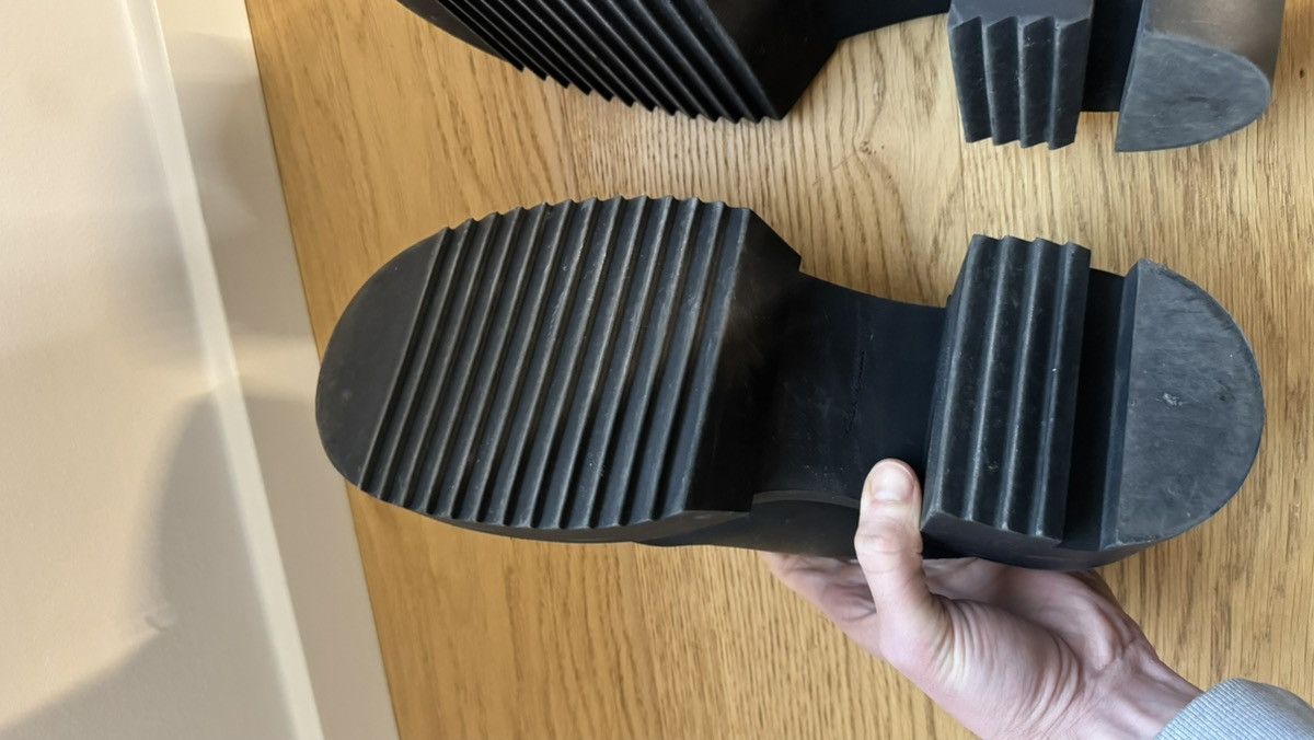 Rick Owens Rick Owens Bogun Slide Mules - Black Size US 12 / EU 45 - 6 Thumbnail