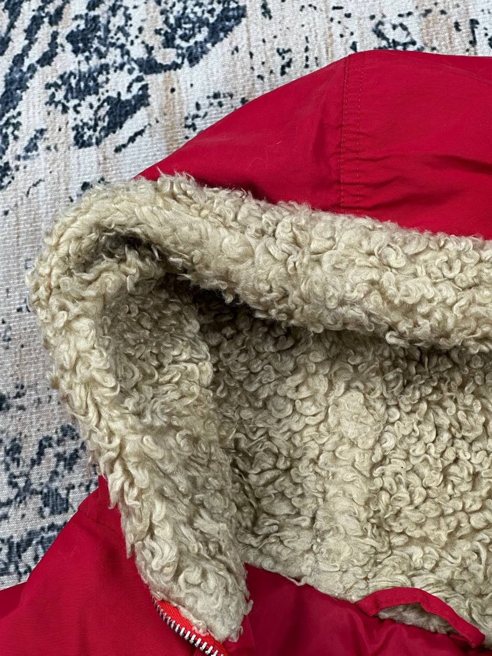 Ecko Unltd. × Southpole Crazy Thick Ecko Unltd Red Fur Y2K Rap SK8 Bomber Jacket Size US XL / EU 56 / 4 - 8 Thumbnail