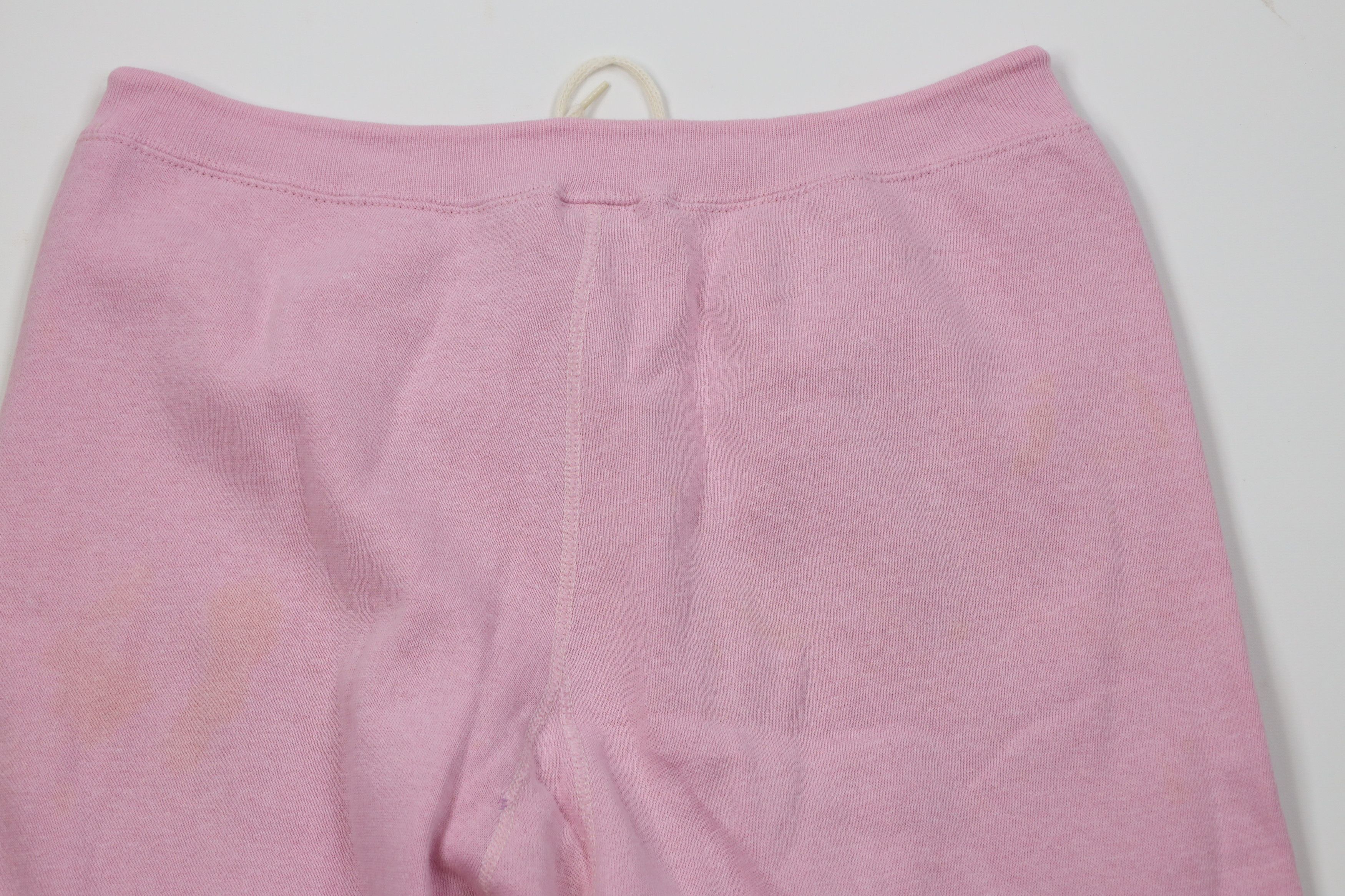 Vintage Vintage 70s Streetwear Blank Gusset Sweatpants Pink USA Size 34" / US 12 / IT 48 - 11 Thumbnail