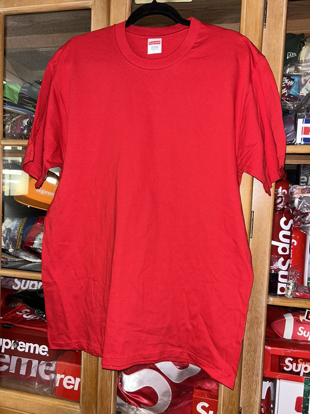 Supreme Supreme Blank Tee Shirt T/Shirt size Large NEW Size US L / EU 52-54 / 3 - 1 Thumbnail