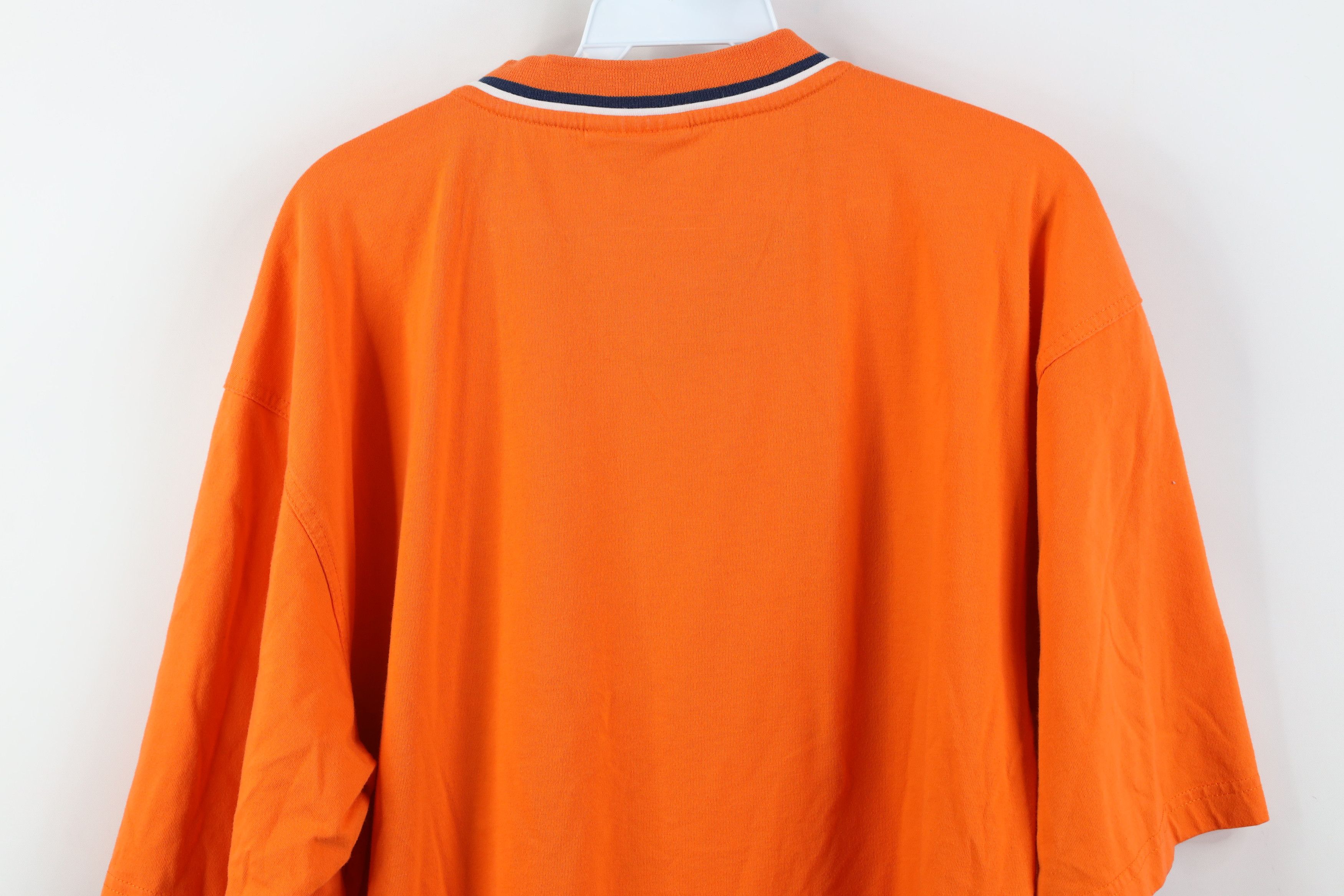 Vintage Vintage 90s Y2K Tigers Baseball Jersey T-Shirt Orange Cotton Size US L / EU 52-54 / 3 - 13 Thumbnail