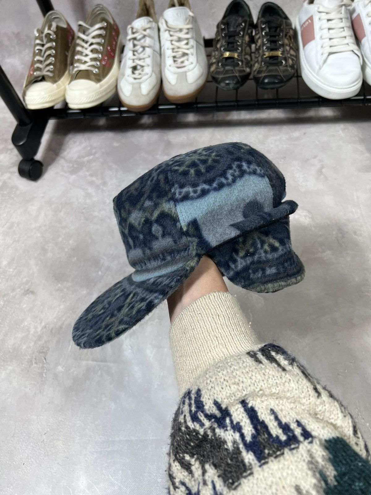 Vintage Vintage Panagonia Style Fleece Cap Size ONE SIZE - 4 Thumbnail