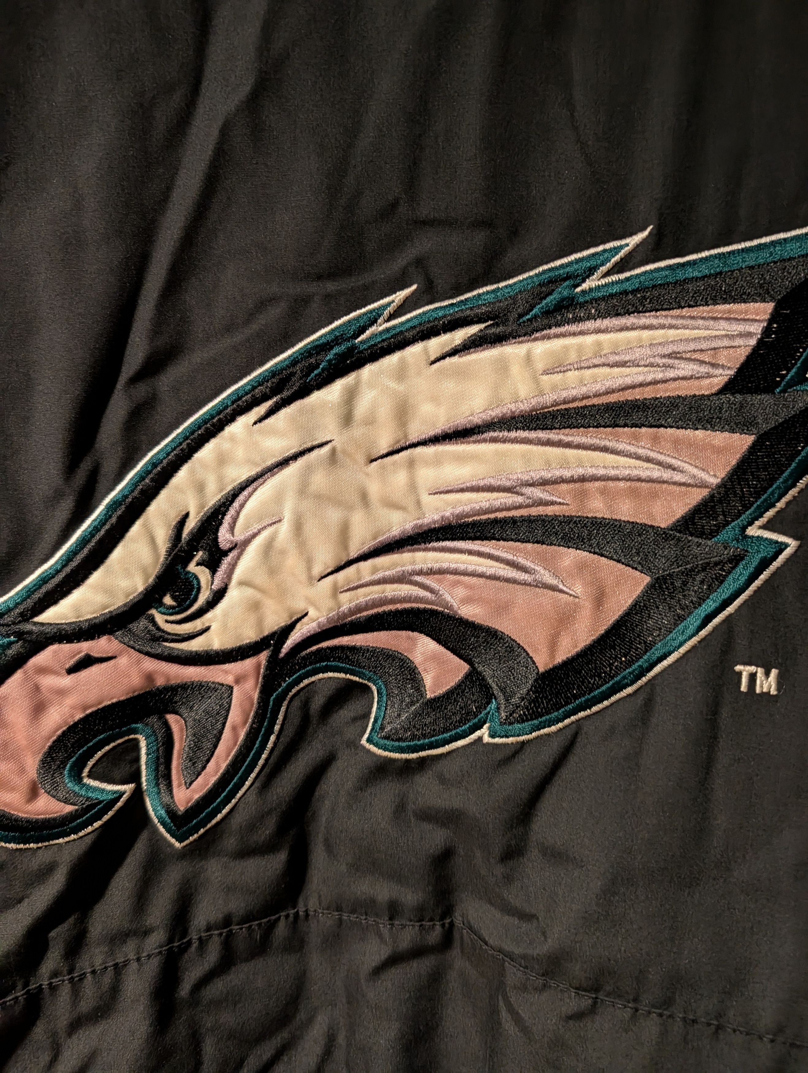 Pro Player Vintage 90s Philadelphia Eagles Reversible Puffer Jacket Size US L / EU 52-54 / 3 - 7 Thumbnail