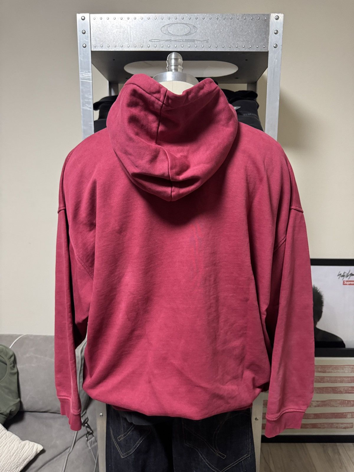 FFFPOSTALSERVICE FFFPostalService FFFace Round Hem Hoodie Red Size US XL / EU 56 / 4 - 10 Thumbnail