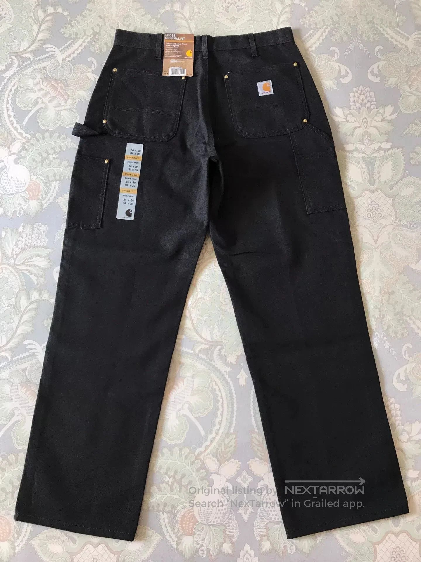 Carhartt Carhartt B01 BLK Canvas Work Pants. Size US 34 / EU 50 - 3 Thumbnail