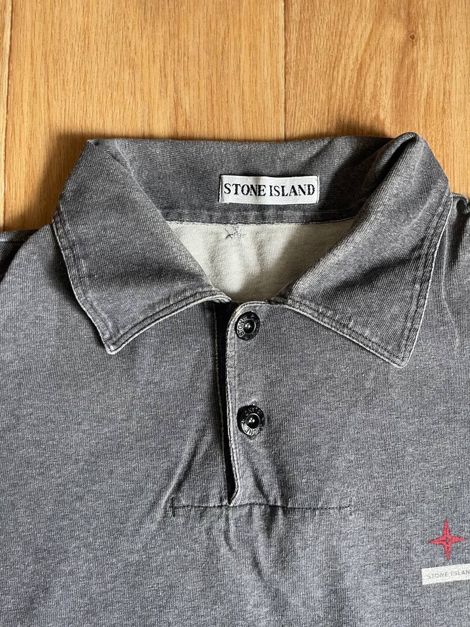 Massimo Osti × Stone Island × Vintage Stone Island Polo Vintage Size US L / EU 52-54 / 3 - 10 Thumbnail