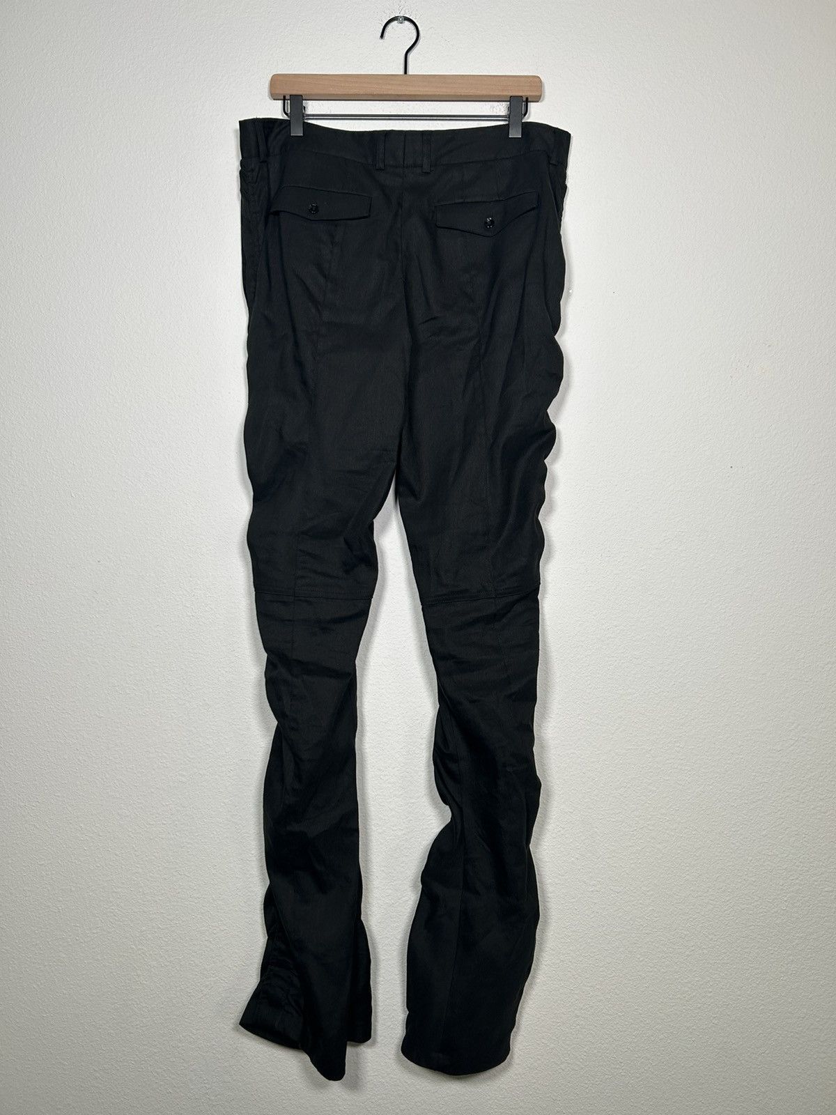 Acne Studios NWT! Ruched Stacked Flared Pants Size US 34 / EU 50 - 4 Thumbnail