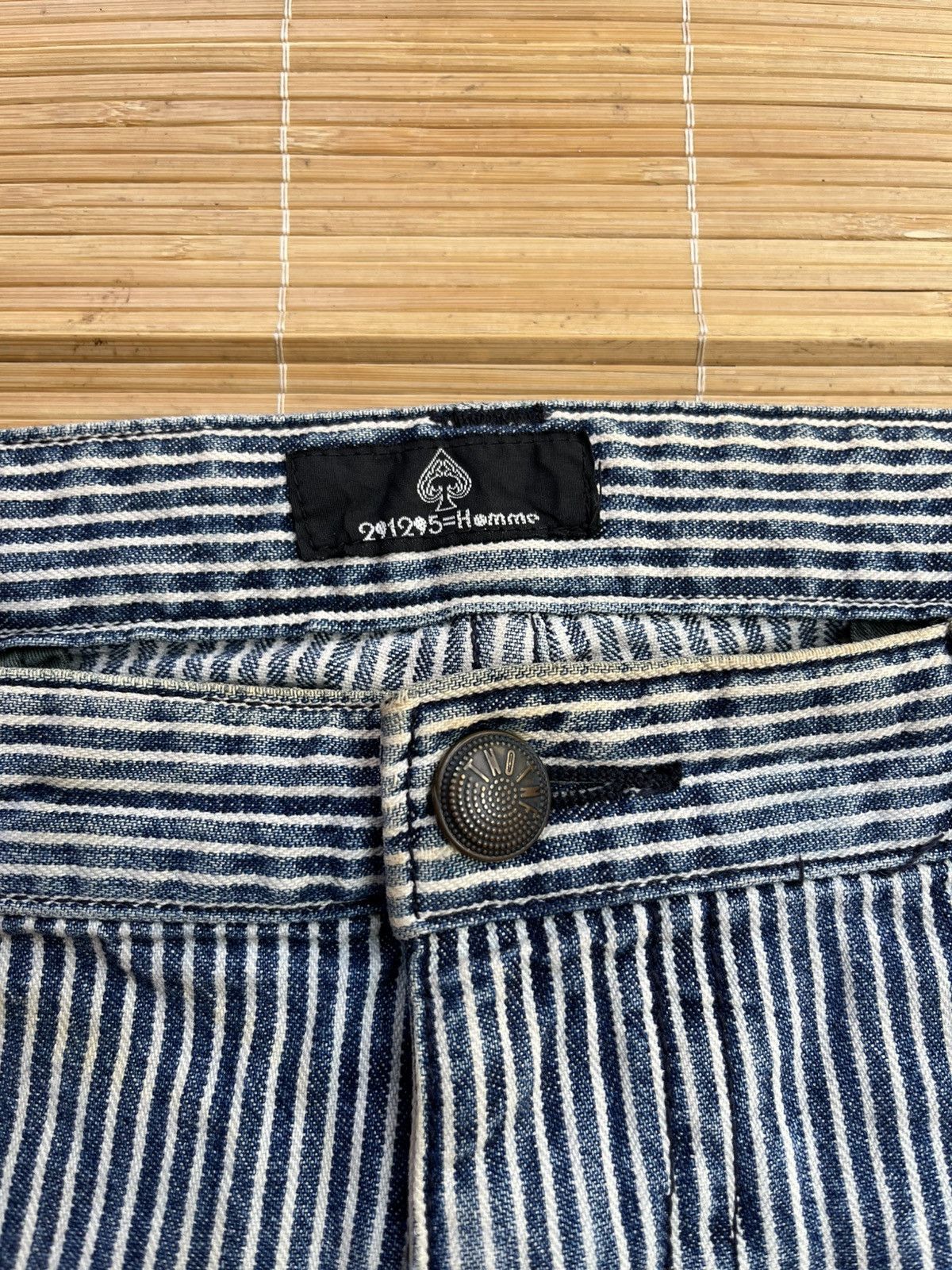 Le Grande Bleu (L.G.B.) Vtg 291295 homme hickory striped pants Size US 34 / EU 50 - 7 Thumbnail