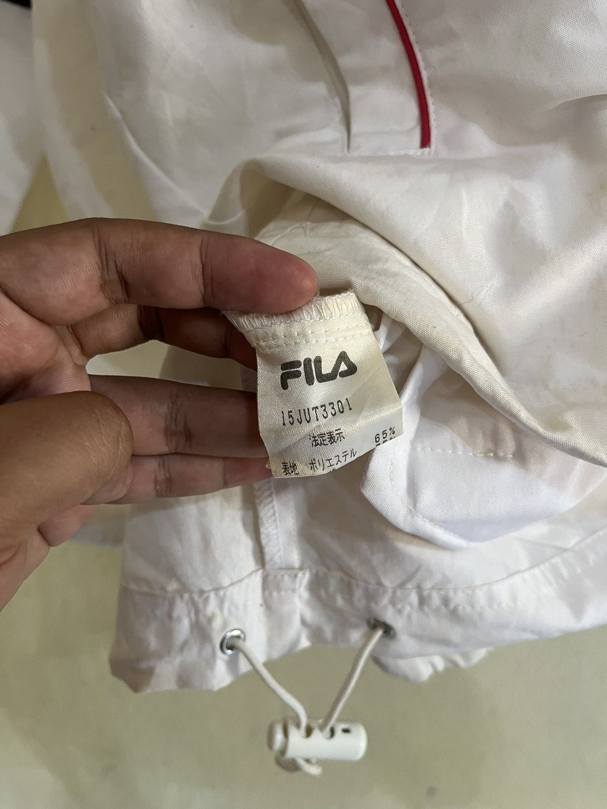 Fila Vintage Fila Windbreaker Hoodie Big Logo Size US XL / EU 56 / 4 - 7 Thumbnail