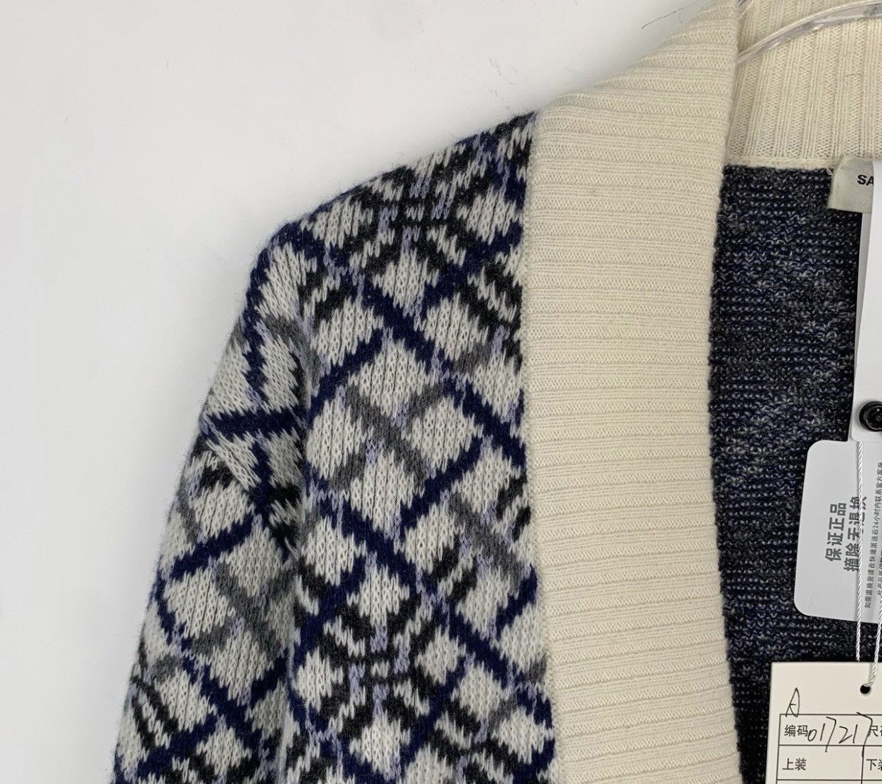 Saint Laurent Paris Saint Laurent SLP 22 plaid jacquard color blocked jacket Size US M / EU 48-50 / 2 - 3 Thumbnail