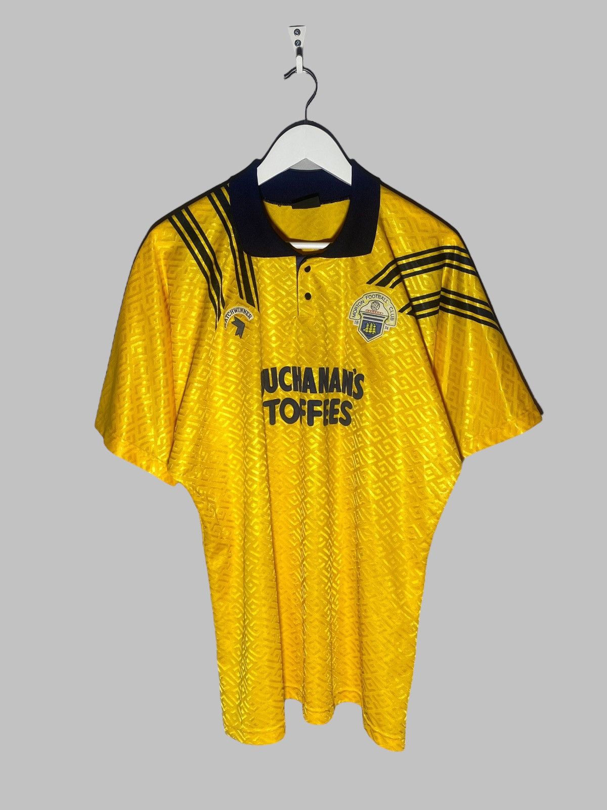 Vintage Vintage 1991-1993 Greenock Morton away football shirt Size US XXL / EU 58 / 5 - 1 Thumbnail
