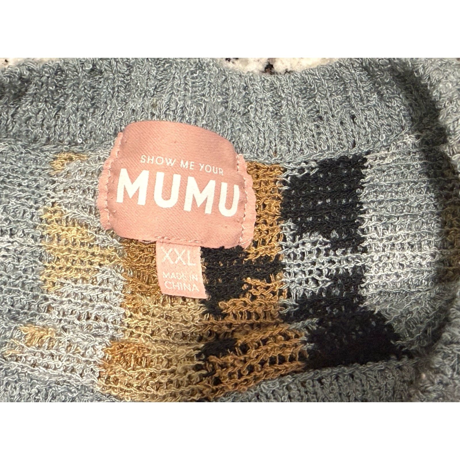 Show Me Your MuMu Show Me Your Mumu Retro Wave Pullover Sweater XXL Multicolor Womens Size XXL / US 16-18 / IT 52-54 - 5 Thumbnail