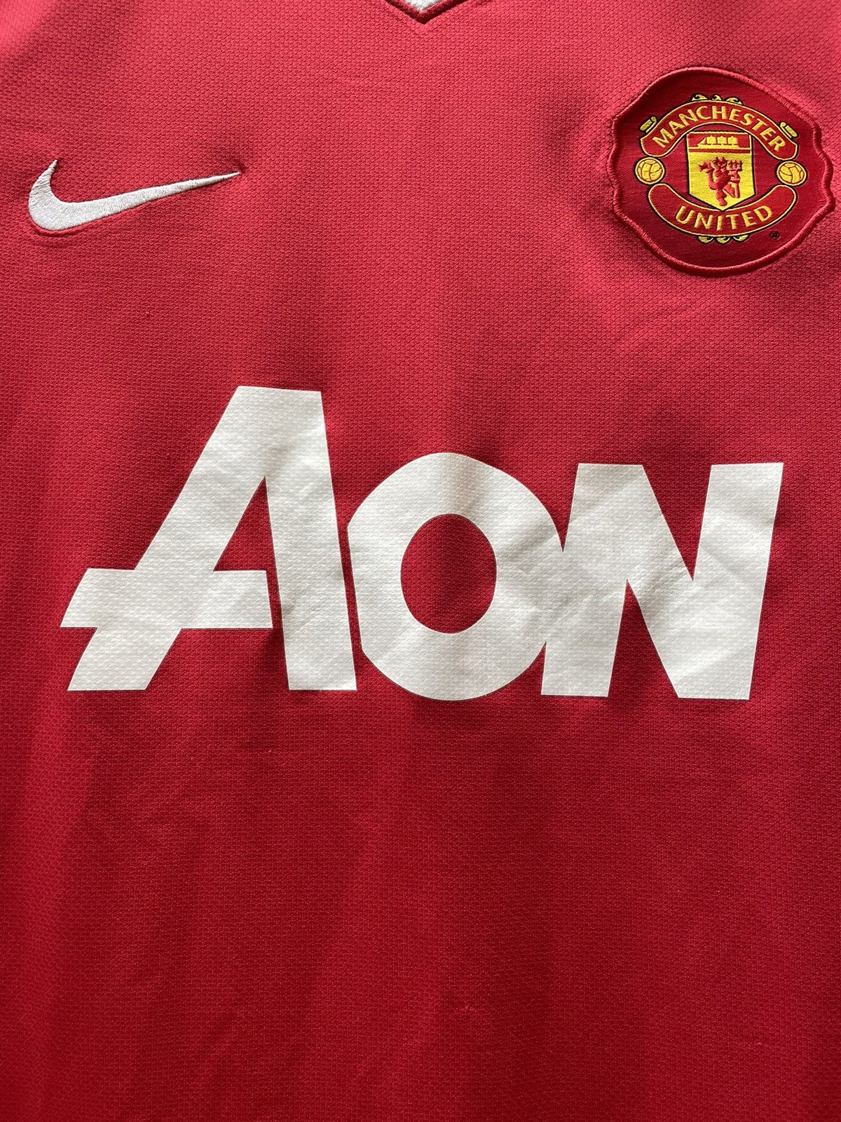 Nike × Vintage Manchester United Home football shirt 2010 2011 jersey Size US M / EU 48-50 / 2 - 3 Thumbnail