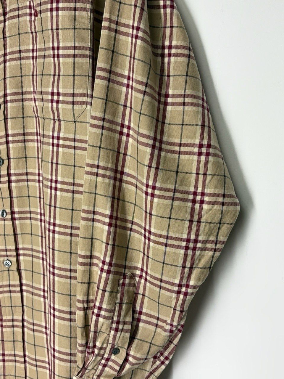 Burberry Burberry London Check All Over Long Sleeve Vintage Shirt Size US XXL / EU 58 / 5 - 7 Thumbnail