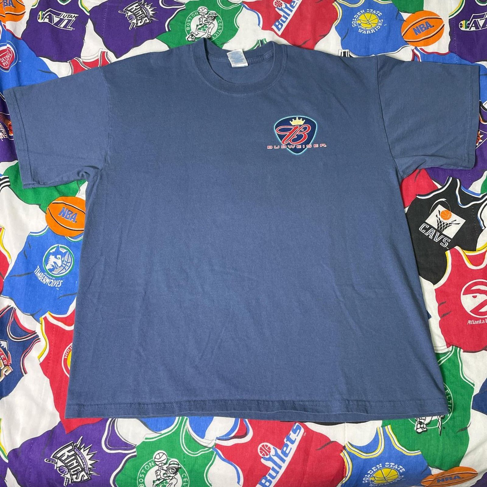 Budweiser × Vintage VTG Budweiser Guitar Beer Promo Mens Sz XL X-Large T-Shirt Size US XL / EU 56 / 4 - 2 Thumbnail