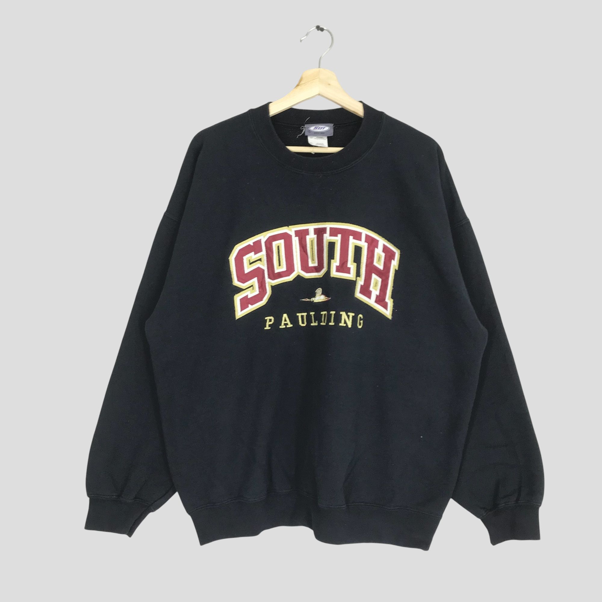 Southpole Vintage Y2K South Paulding Black Sweatshirt - 370 Size US XL / EU 56 / 4 - 1 Thumbnail