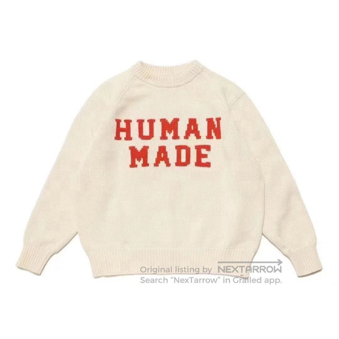 Human Made human made raglan sleeve knit sweater. Size US XL / EU 56 / 4 - 2 Thumbnail