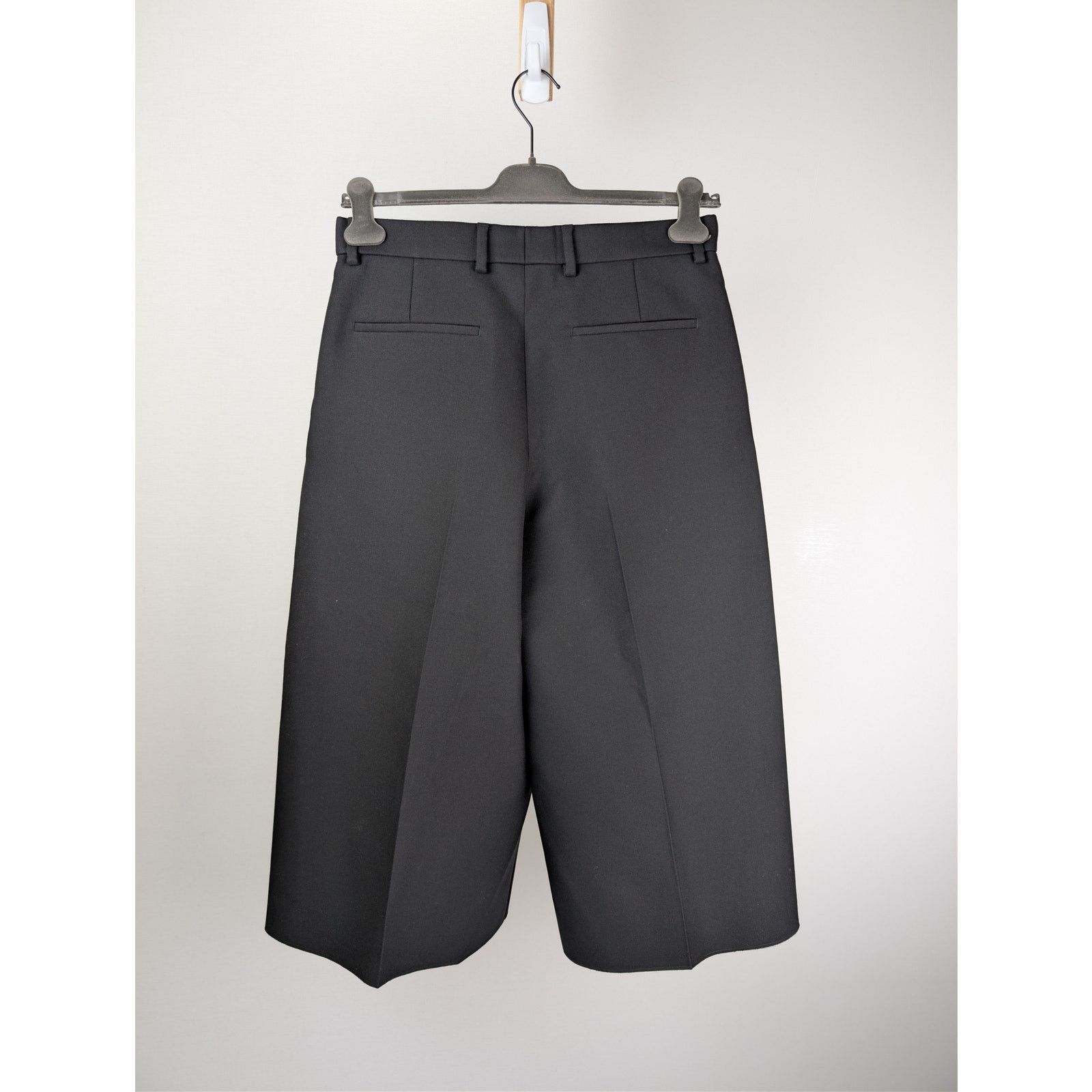 Gucci o1rshd1 Double Wool Gabardine Skater Crpd Pant Shorts Black Size US 30 / EU 46 - 9 Thumbnail