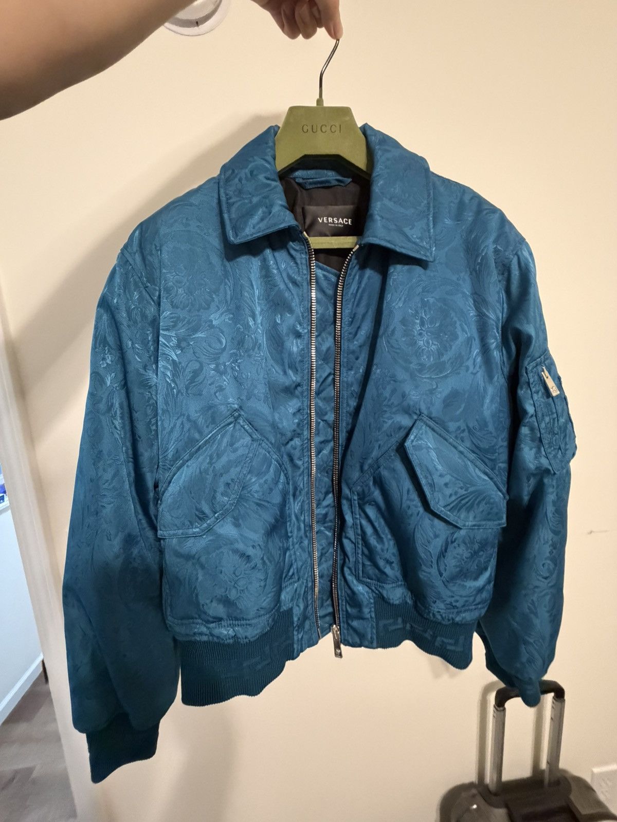 Versace Versace Barocco Bomber Jacket Size US M / EU 48-50 / 2 - 11 Thumbnail