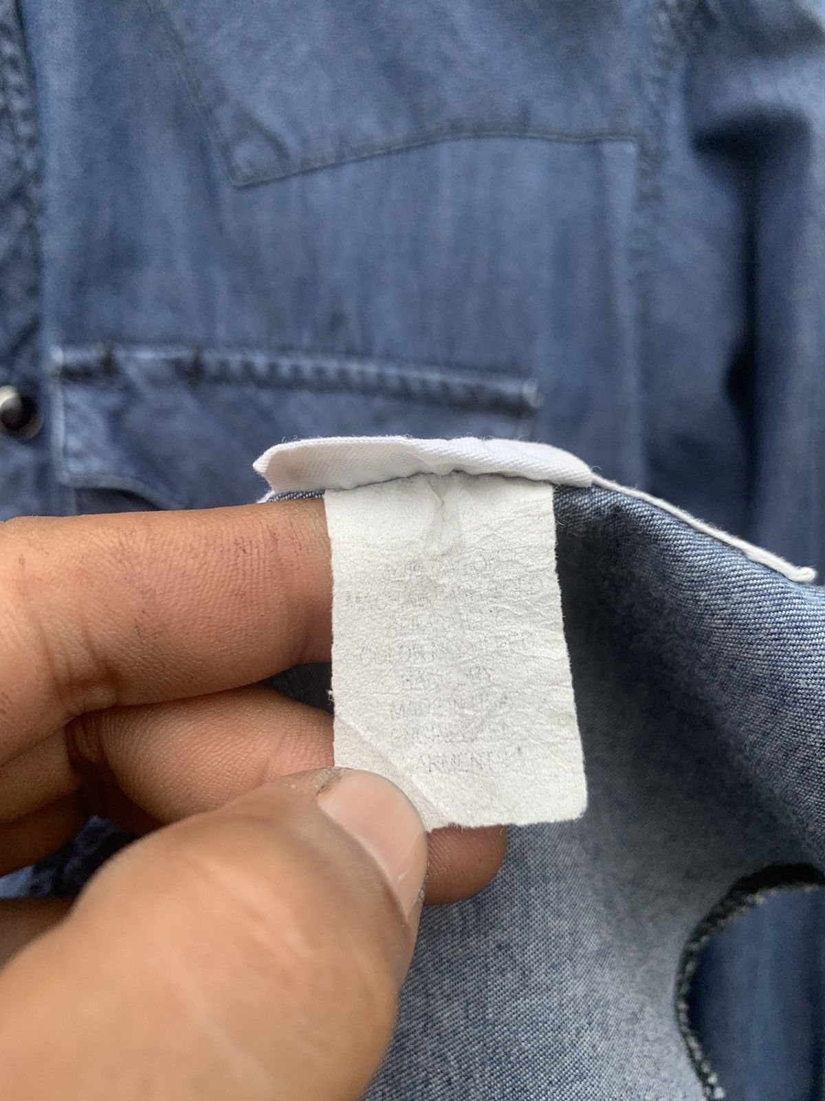 Engineered Garments × Nepenthes Engineered garments double pocket western denim shirt Size US S / EU 44-46 / 1 - 12 Thumbnail
