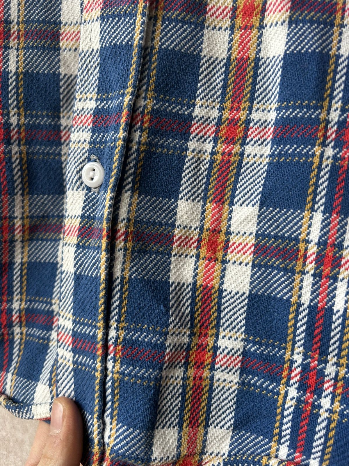 Big Mac 1970’s BIG MAC JCPenney Plaid Flannel Shirt Size US L / EU 52-54 / 3 - 13 Thumbnail