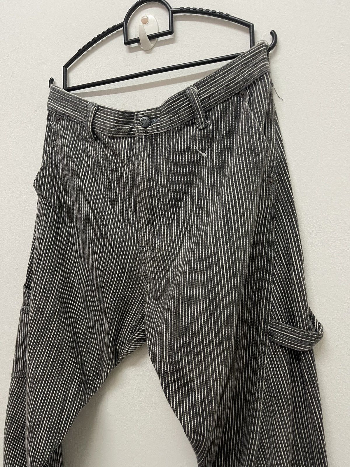 Number (N)ine Vintage Number (N)ine Hickory Pain Denim Carpenter Japan Size US 32 / EU 48 - 2 Thumbnail