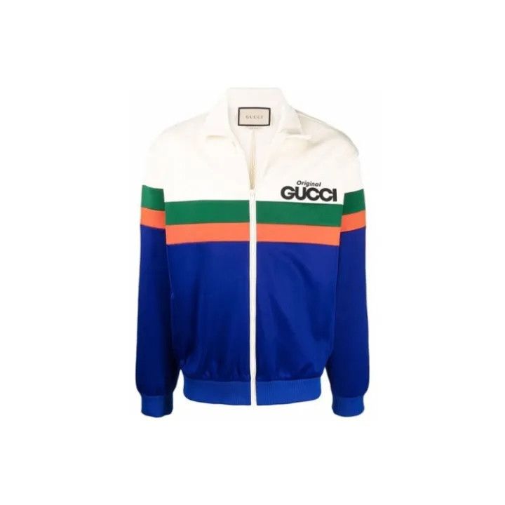 Gucci Gucci Colorful Logo Zip Jacket for Men Size US M / EU 48-50 / 2 - 1 Thumbnail