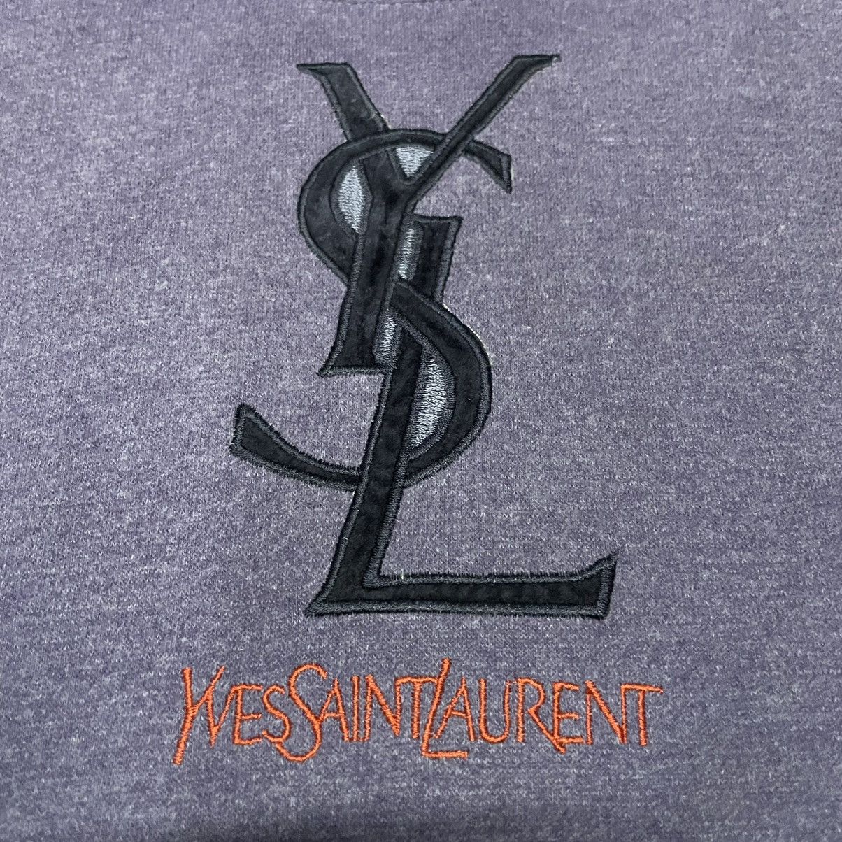 Yves Saint Laurent Vintage Yves Saint Laurent Embroidered Big Logo Crewneck Size US S / EU 44-46 / 1 - 4 Thumbnail