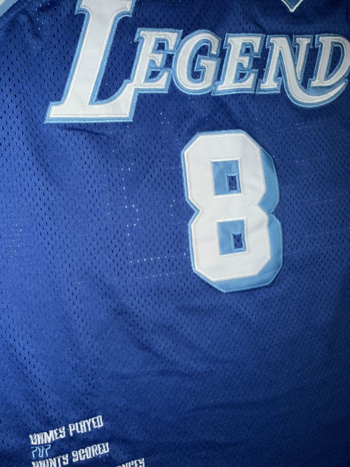 NBA Kobe Bryant Legend Dodger Blue #8 Headgear Classics Jersey Size US S / EU 44-46 / 1 - 6 Thumbnail