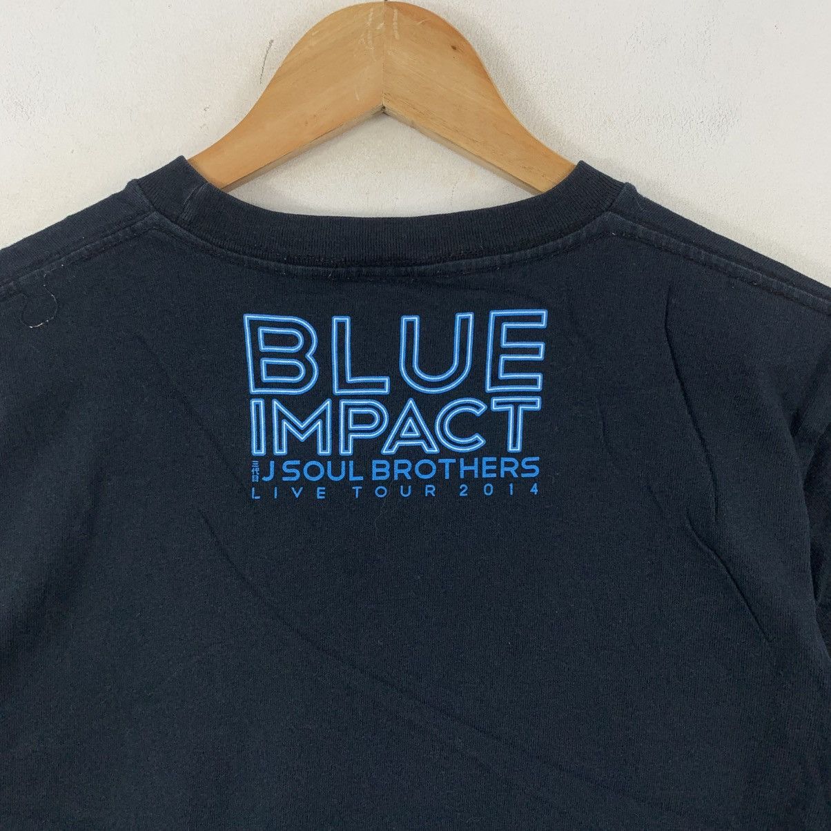 Japanese Brand J SOUL BROTHER Blue Impact 2014 Exile Tribe Japanese Tshirt Size US S / EU 44-46 / 1 - 6 Thumbnail