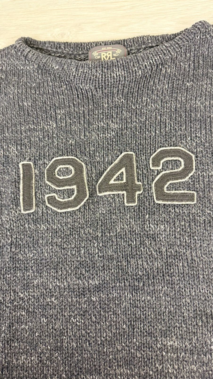RRL Ralph Lauren RRL Ralph Lauren Boatneck Knit Sweater Size US L / EU 52-54 / 3 - 6 Thumbnail