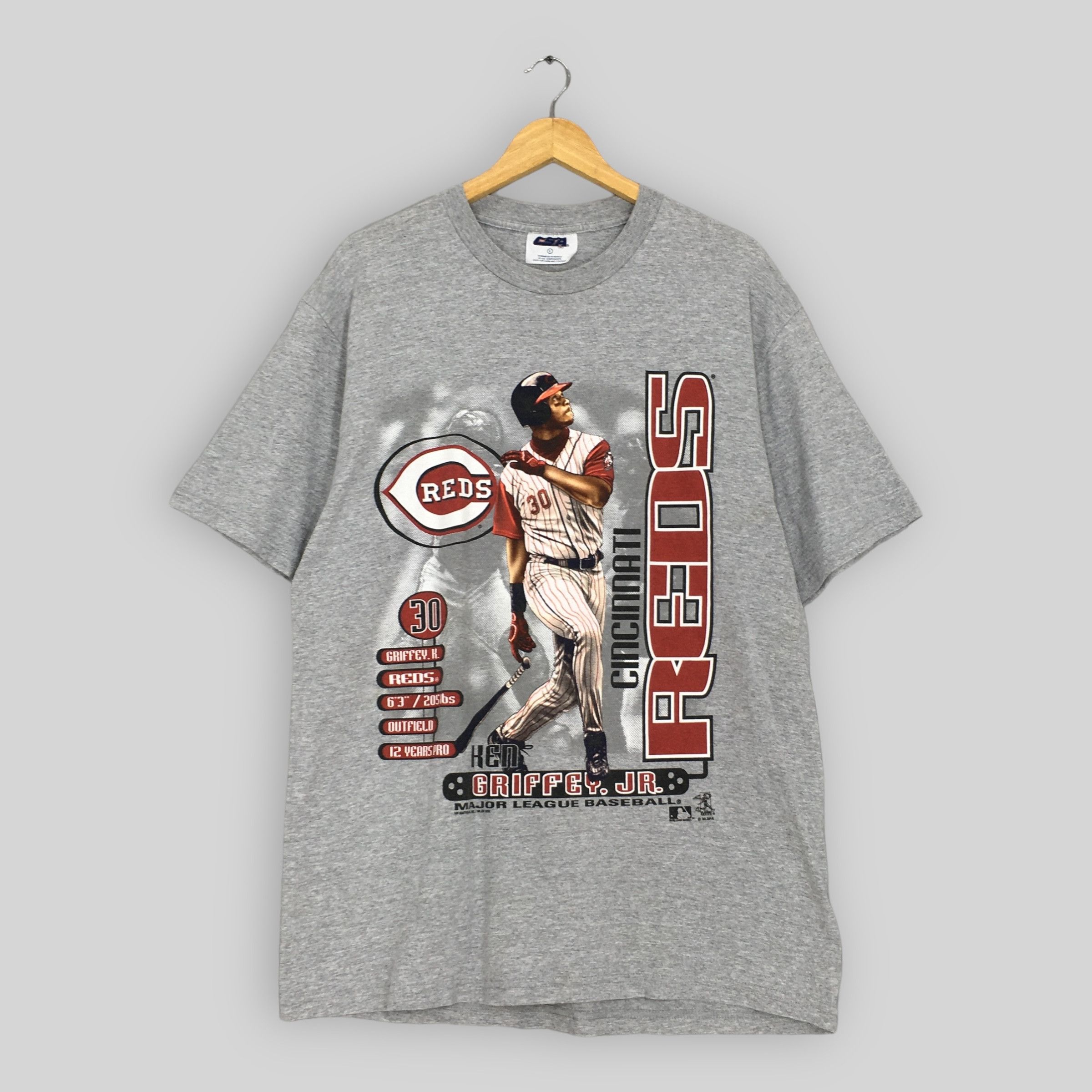 MLB Vintage 90s Cincinnati Reds MLB T Shirt Large Size US L / EU 52-54 / 3 - 1 Thumbnail