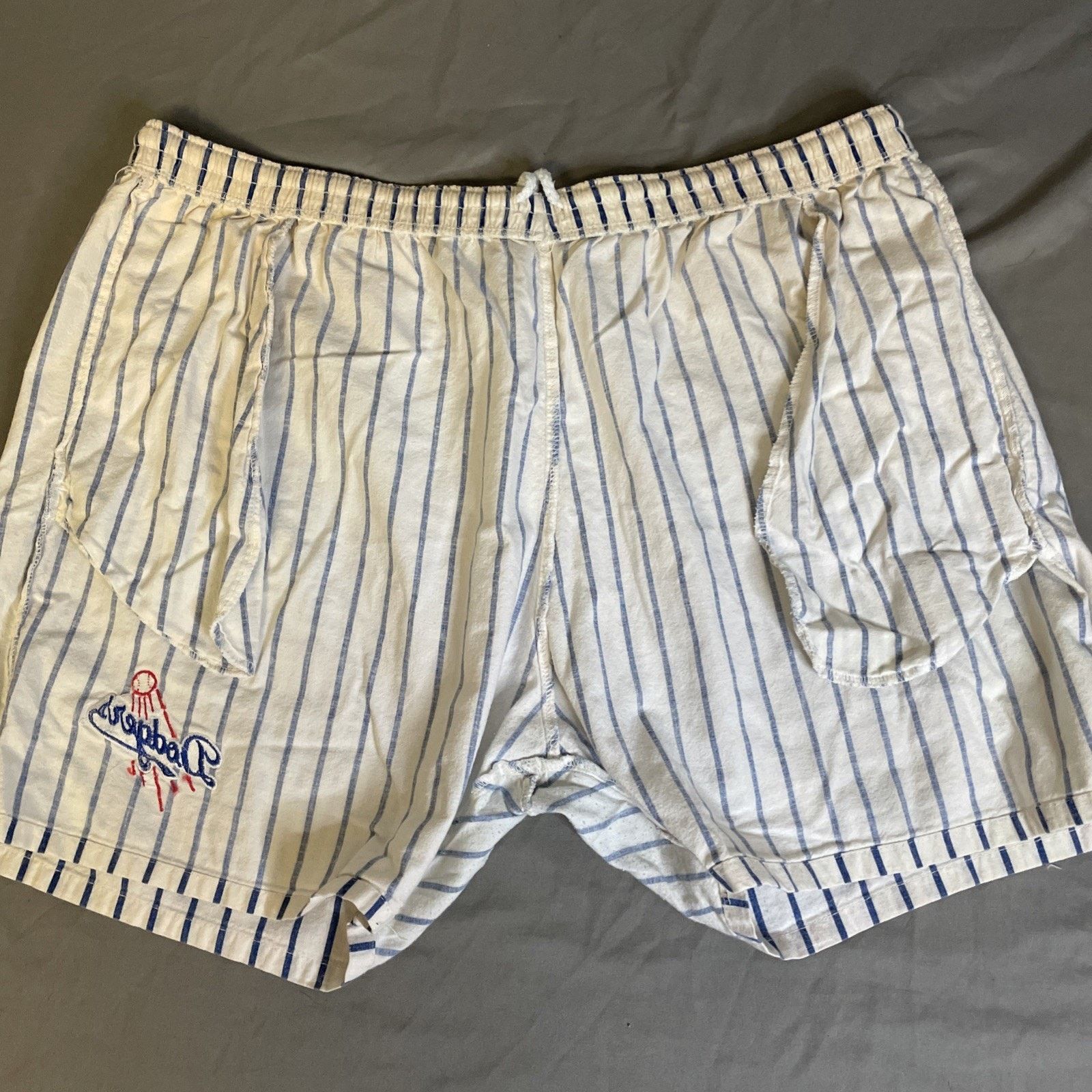 Chalk Line Vtg Chalk Line LA Dodgers Shorts 100% Cotton Pinstripe XL Size US 36 / EU 52 - 14 Thumbnail