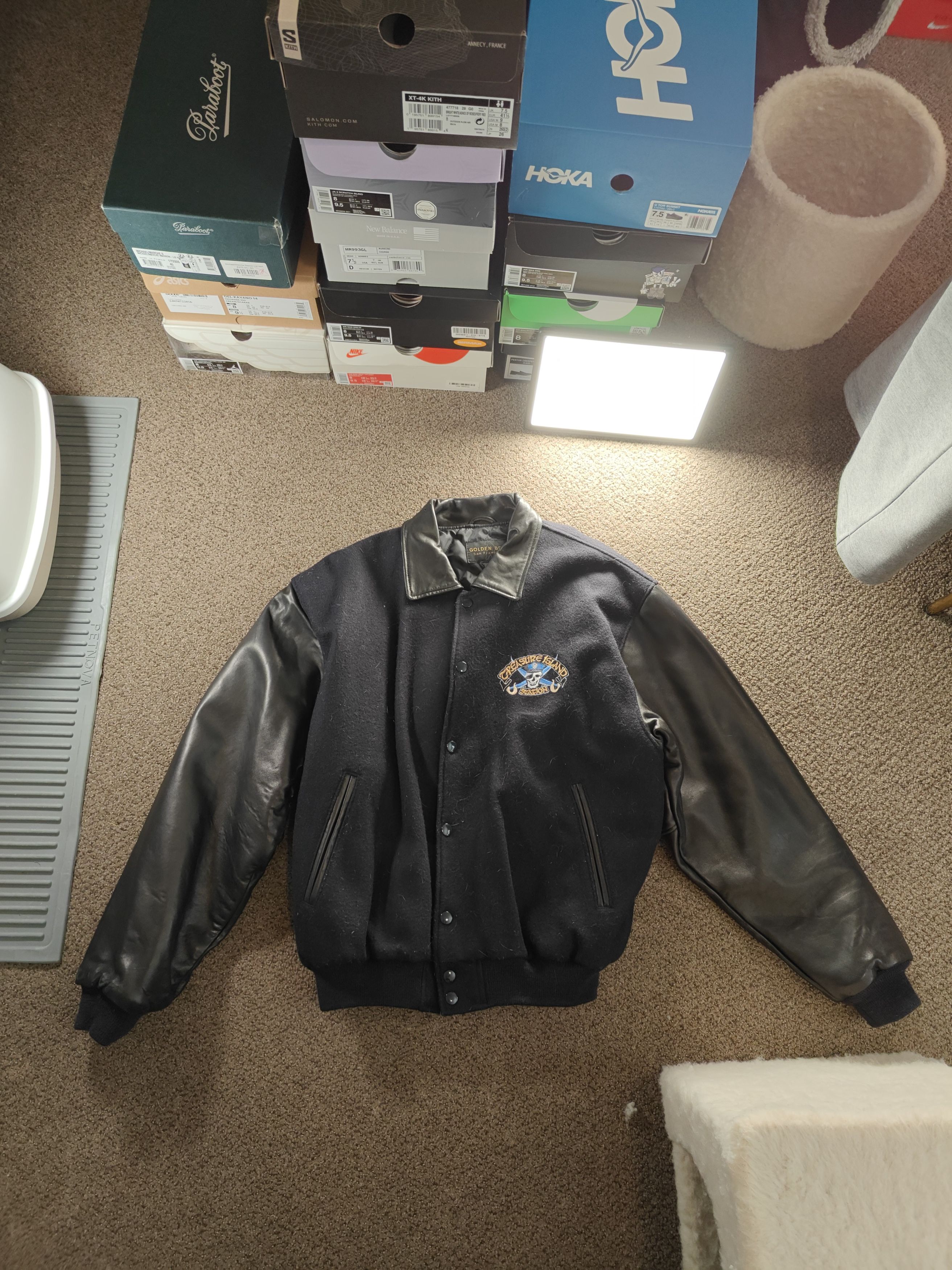 Golden Bear vintage golden bear leather varsity bomber jacket - mens M Size US M / EU 48-50 / 2 - 1 Thumbnail