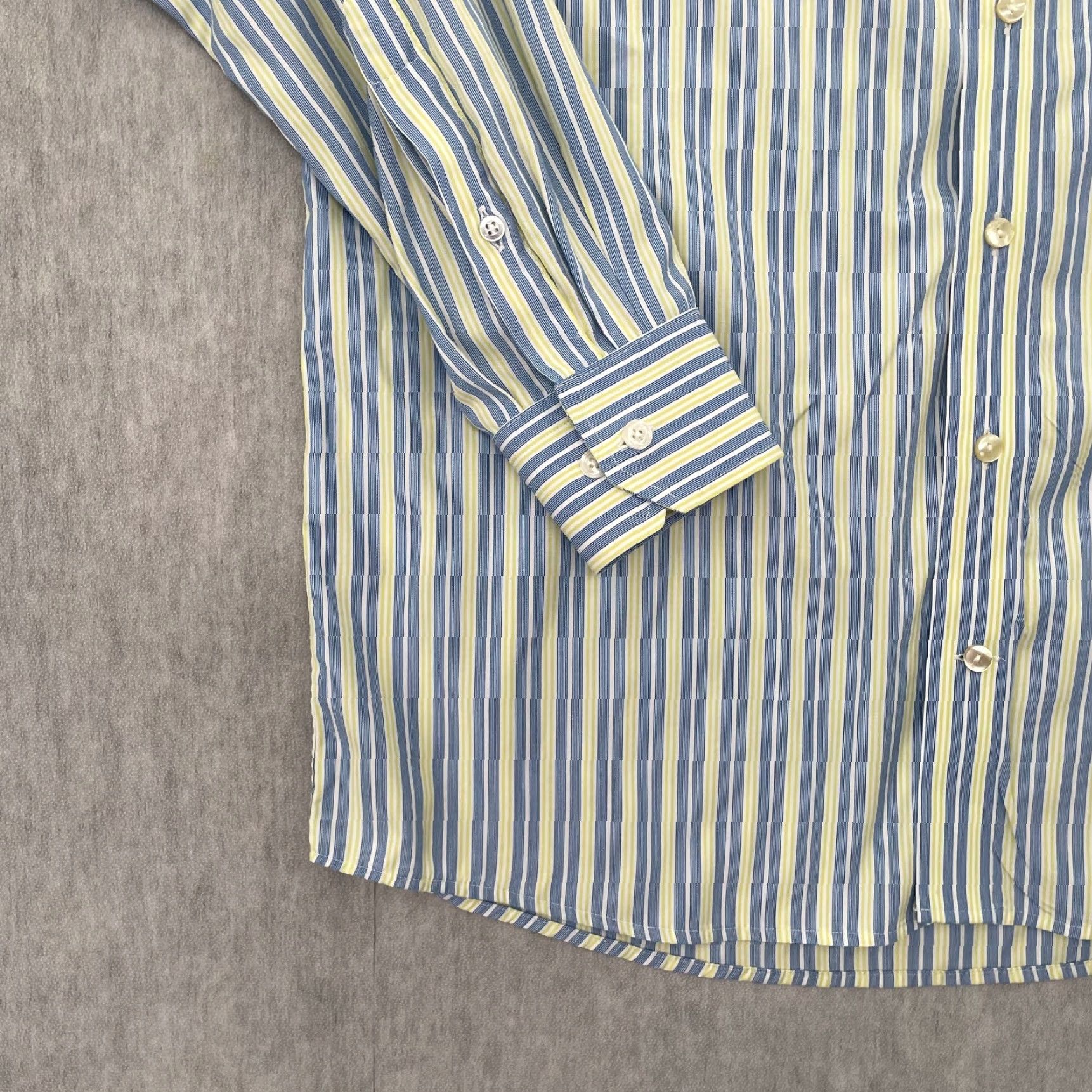Eton VINTAGE Eton Dress Shirt Men 16.5 Blue Stripe Long Sleeve Button Up Business Casual Formal Size US L / EU 52-54 / 3 - 4 Thumbnail