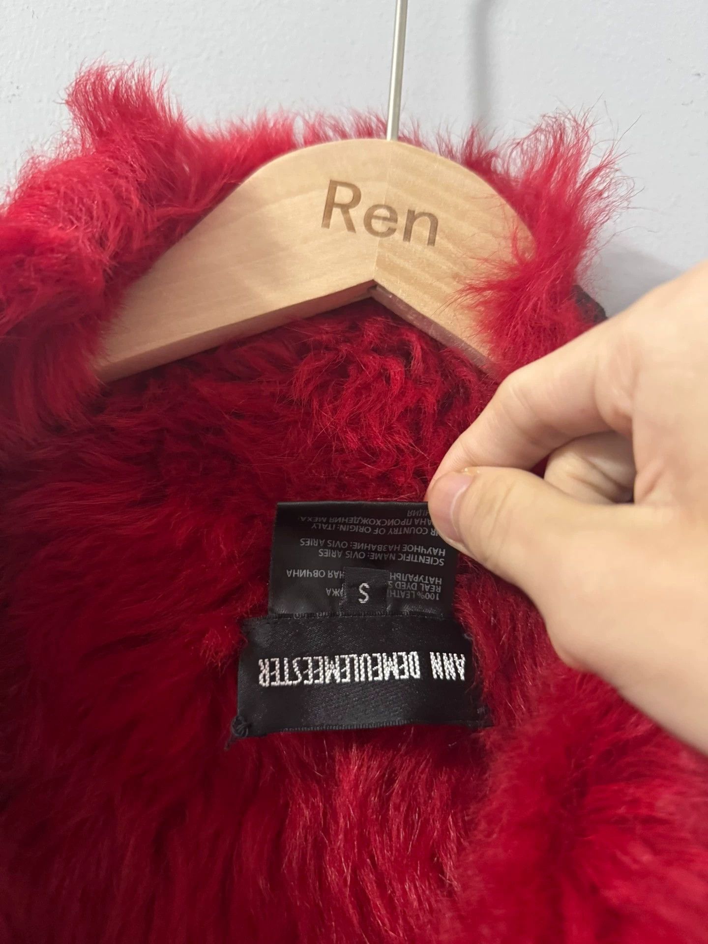 Ann Demeulemeester Ann demeulemeester 2015fw runway shearling vest Size US S / EU 44-46 / 1 - 6 Thumbnail