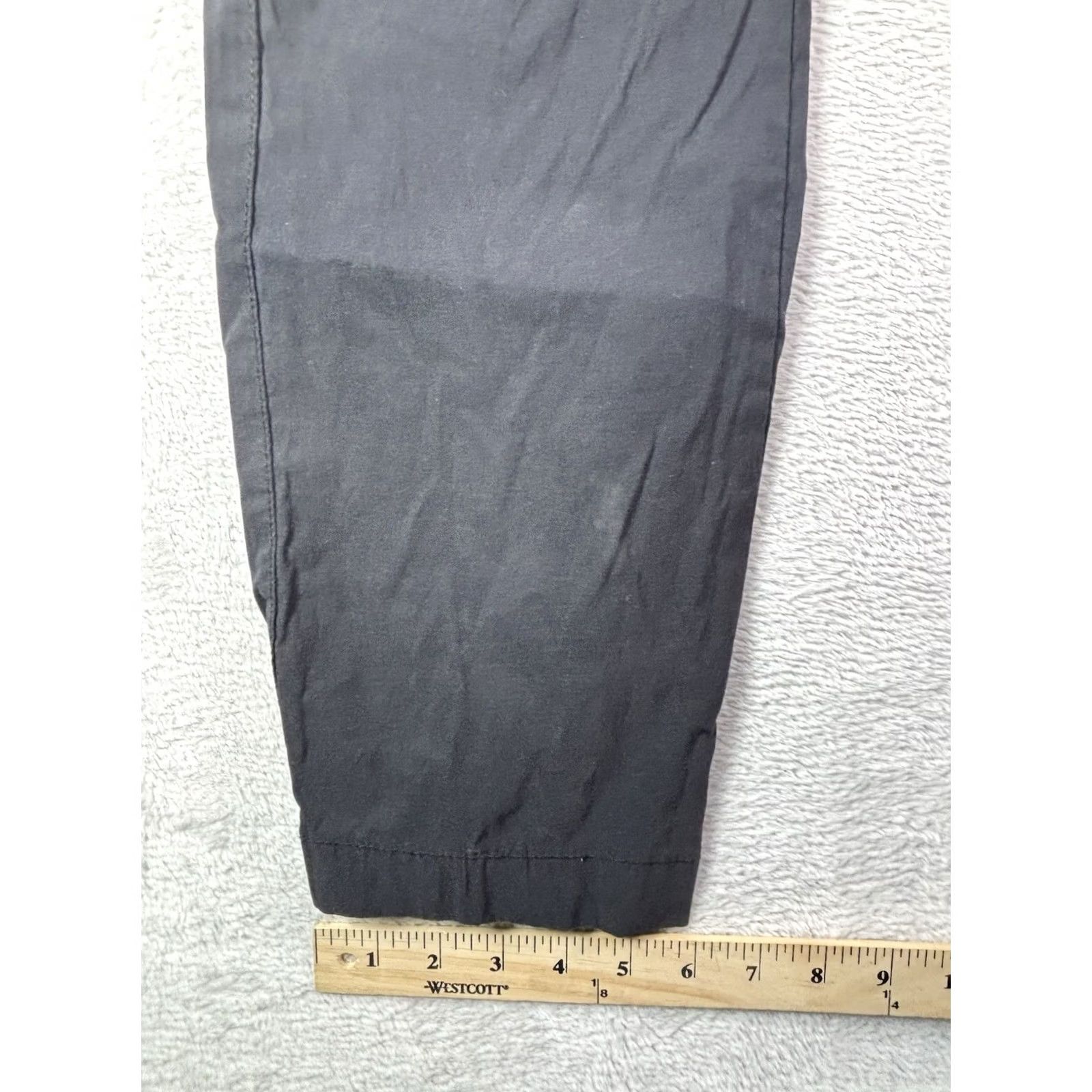 Denime Denim Cargo Pants Black Nylon Blend Gorpcore Pants Men 38x32 Tapered Casual Travel Workwear Size US 38 / EU 54 - 5 Thumbnail