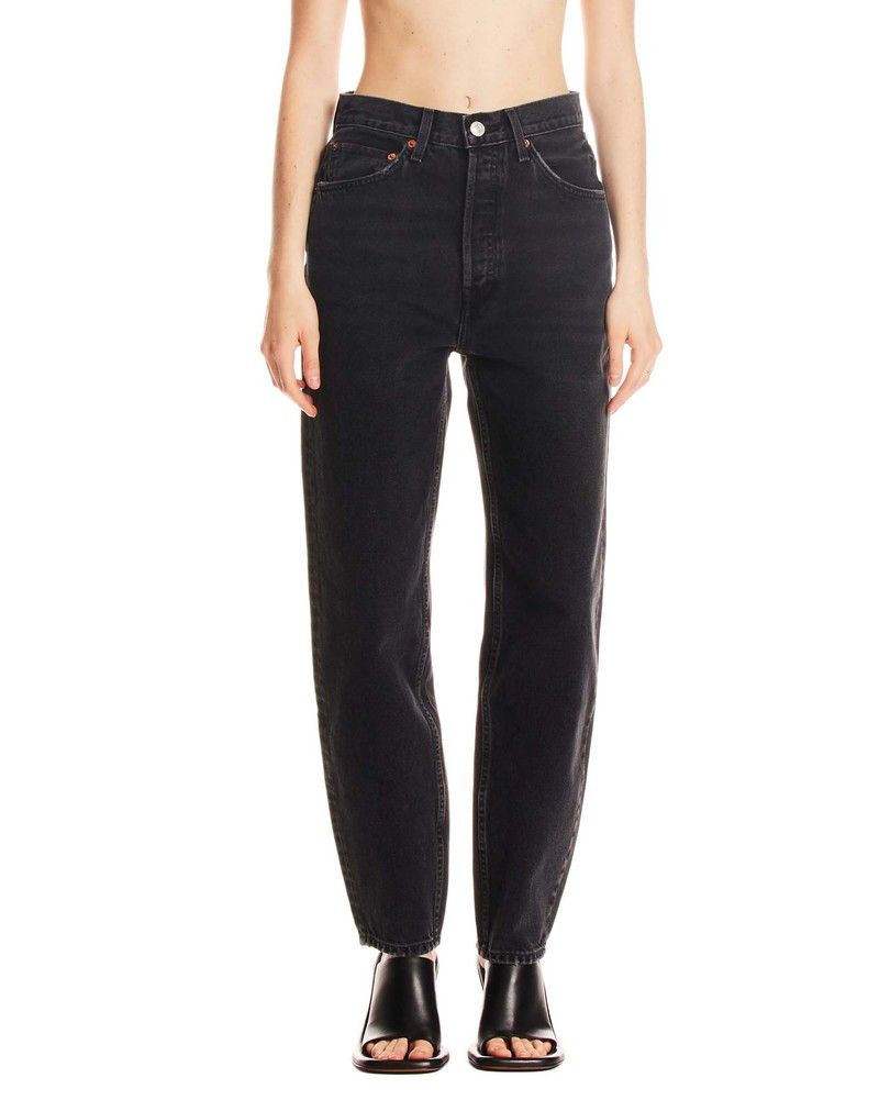 RE/DONE o1mle0524 Pixie Jeans in Black Size 26" / US 2 / IT 38 - 1 Thumbnail