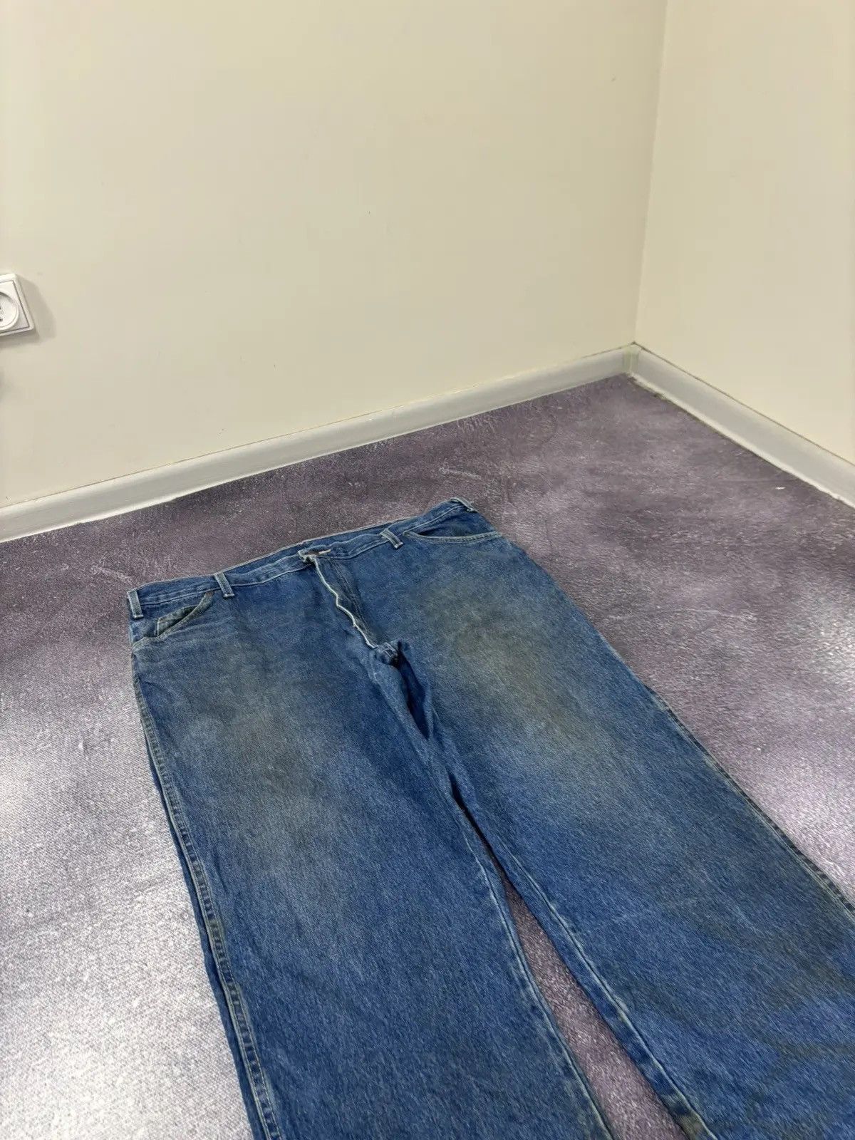 Dickies × Vintage Vintage Dickies Work Blue Denim American Hype Baggy Jeans Size US 42 / EU 58 - 8 Thumbnail