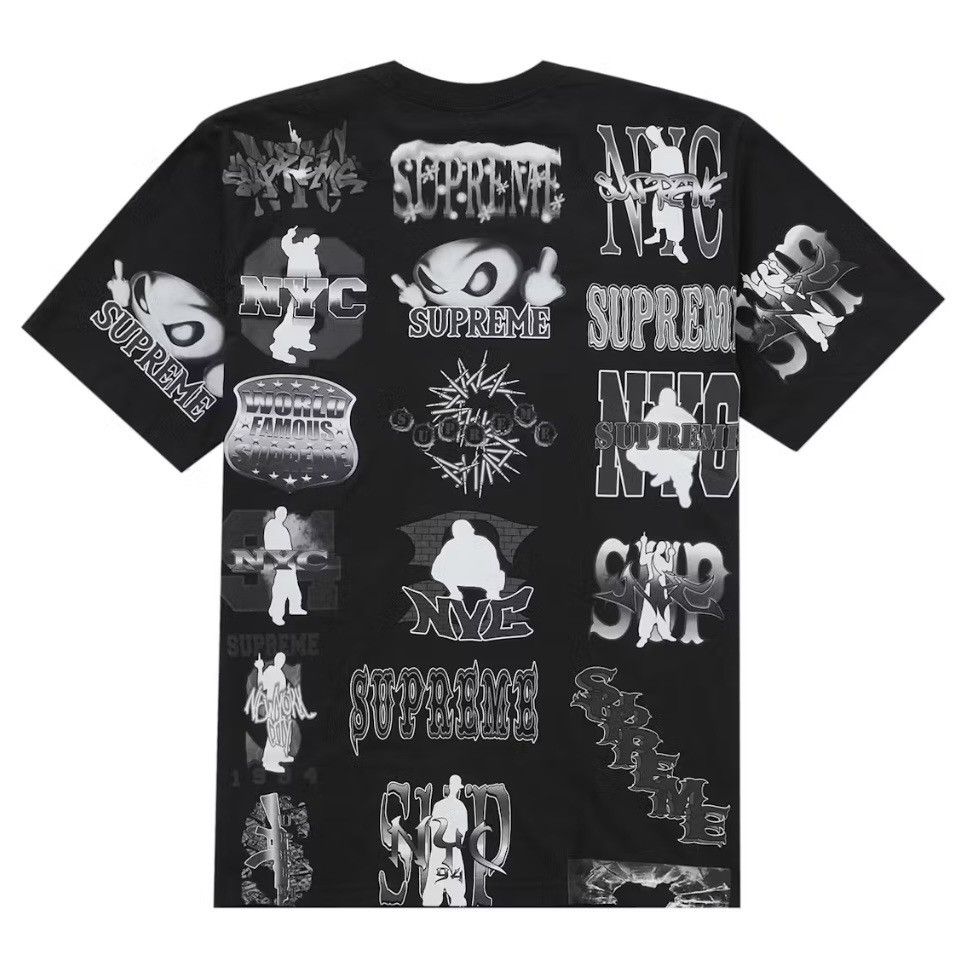 Supreme Supreme Flash Tee Size US XL / EU 56 / 4 - 2 Thumbnail