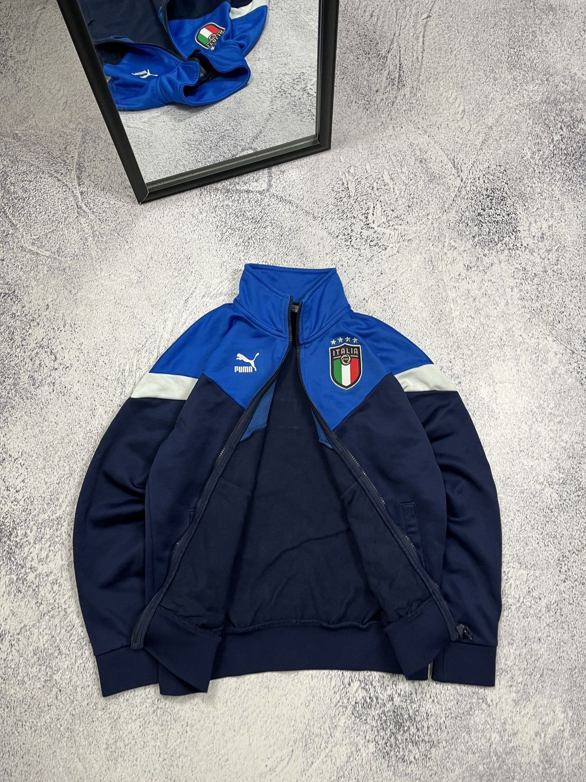 Puma Puma Italy Team Football Track Jacket Soccer Jersey Hype Size US S / EU 44-46 / 1 - 9 Thumbnail