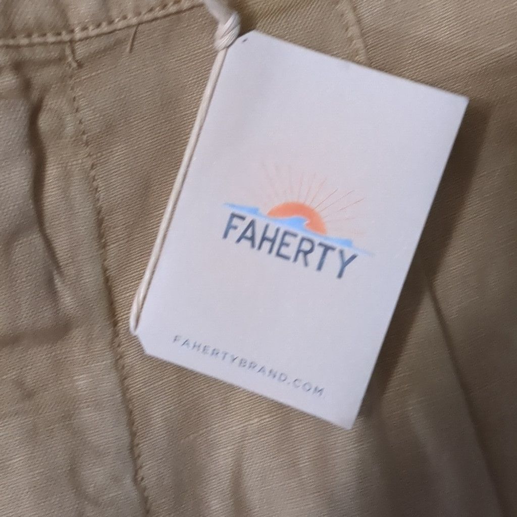 Faherty Faherty safari cotton canvas trousers size 6 Size 28" / US 6 / IT 42 - 6 Thumbnail