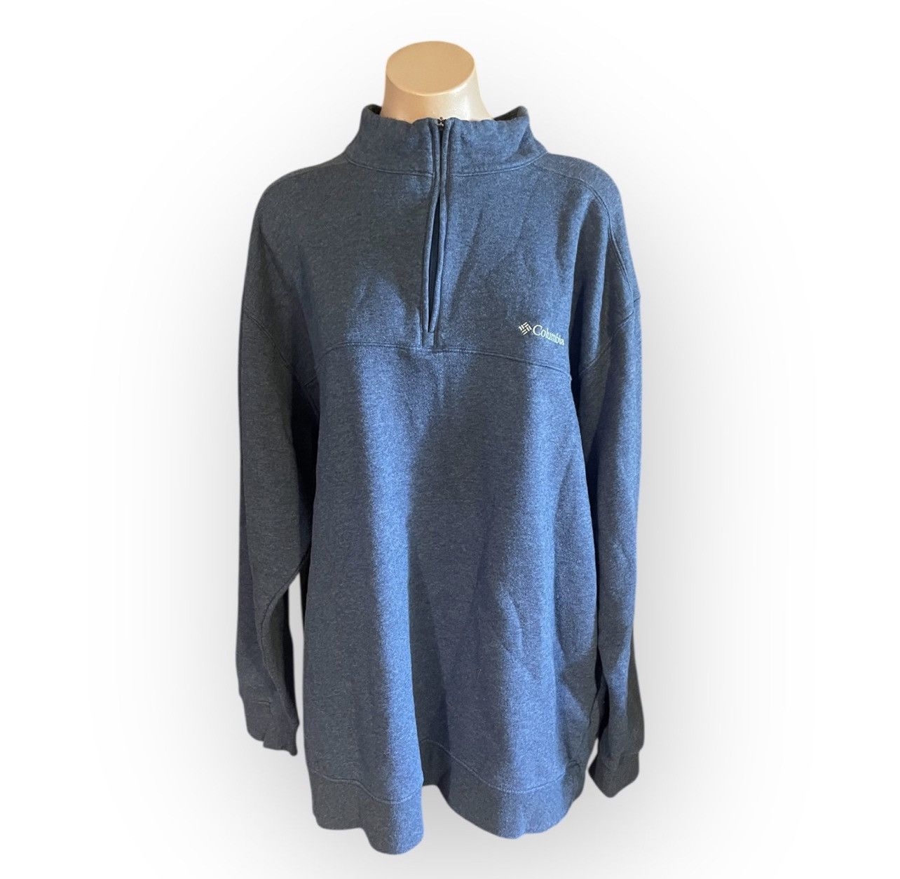 Columbia Columbia Men’s XXL Hart Mountain II Blue Half Zip Sweatshirt Size US XXL / EU 58 / 5 - 1 Thumbnail
