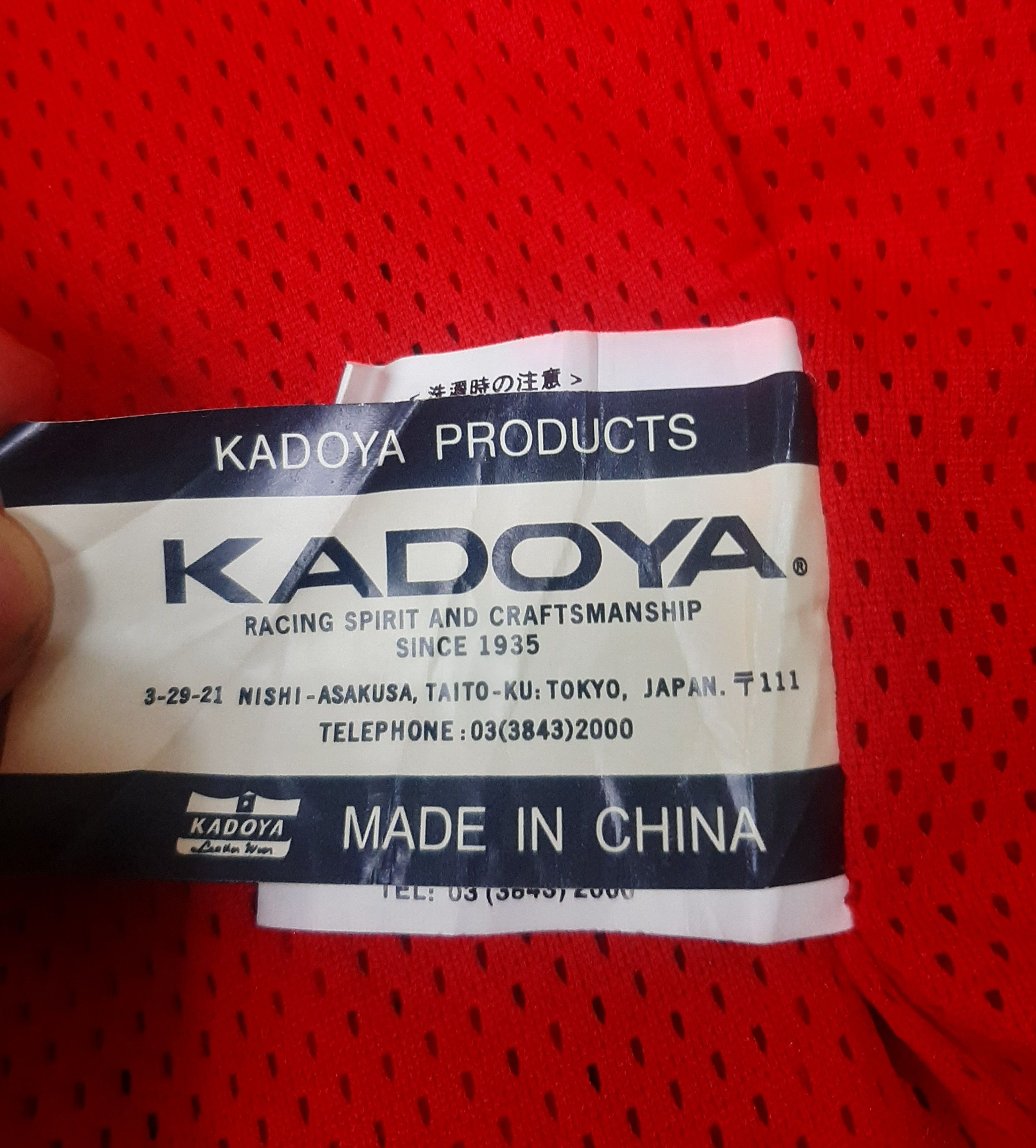 Kadoya Red🔥Kadoya K's Leather Moto Racing Jacket Size US M / EU 48-50 / 2 - 9 Thumbnail