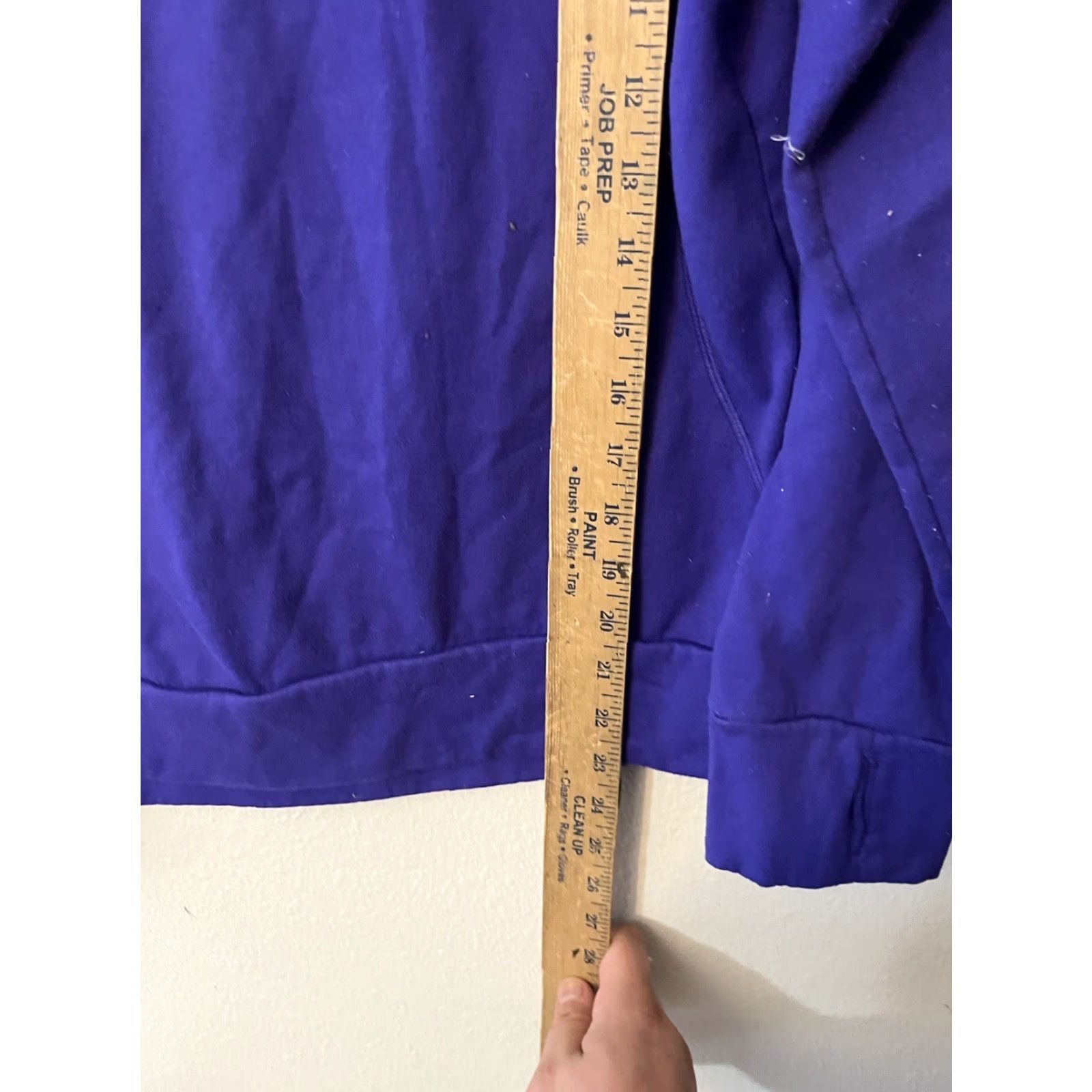 Adidas Adidas Hoodie Womens Medium 12-14 Purple Sweatshirt Pullover Logo Activewear Crew Neck Long Sleeve Pockets Size M / US 6-8 / IT 42-44 - 4 Thumbnail