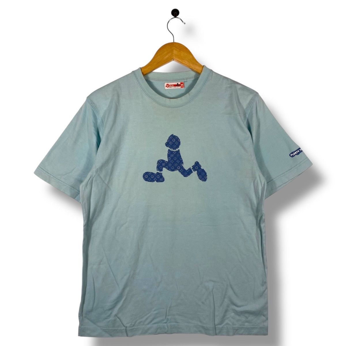 Vintage Vintage 90's PLENTY TOUGH SPORT Lv Monogram Graphic Tee Size US M / EU 48-50 / 2 - 1 Thumbnail